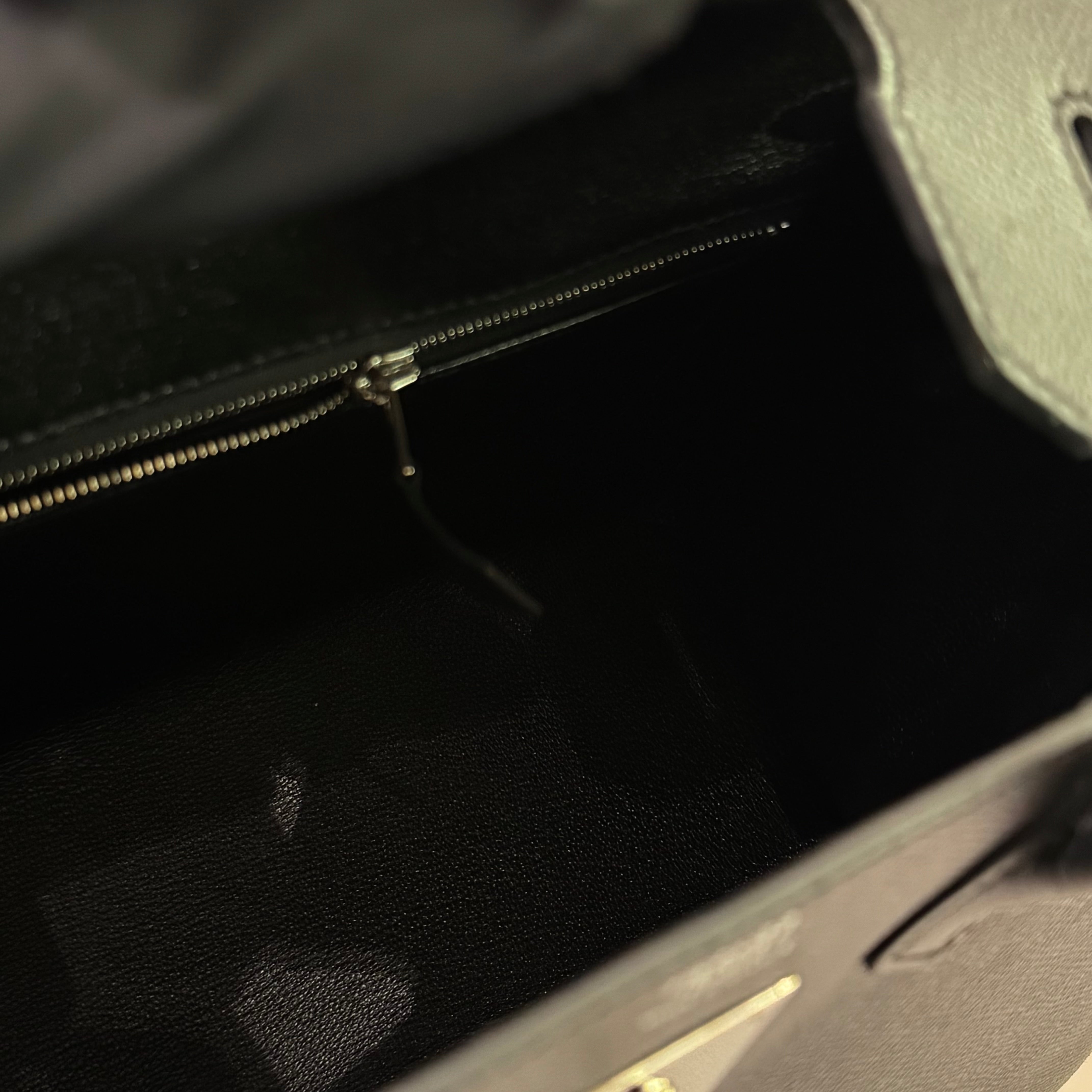 HERMÈS BIRKIN 30 BLACK WITH PALLADIUM HARDWARE STAMP Z
