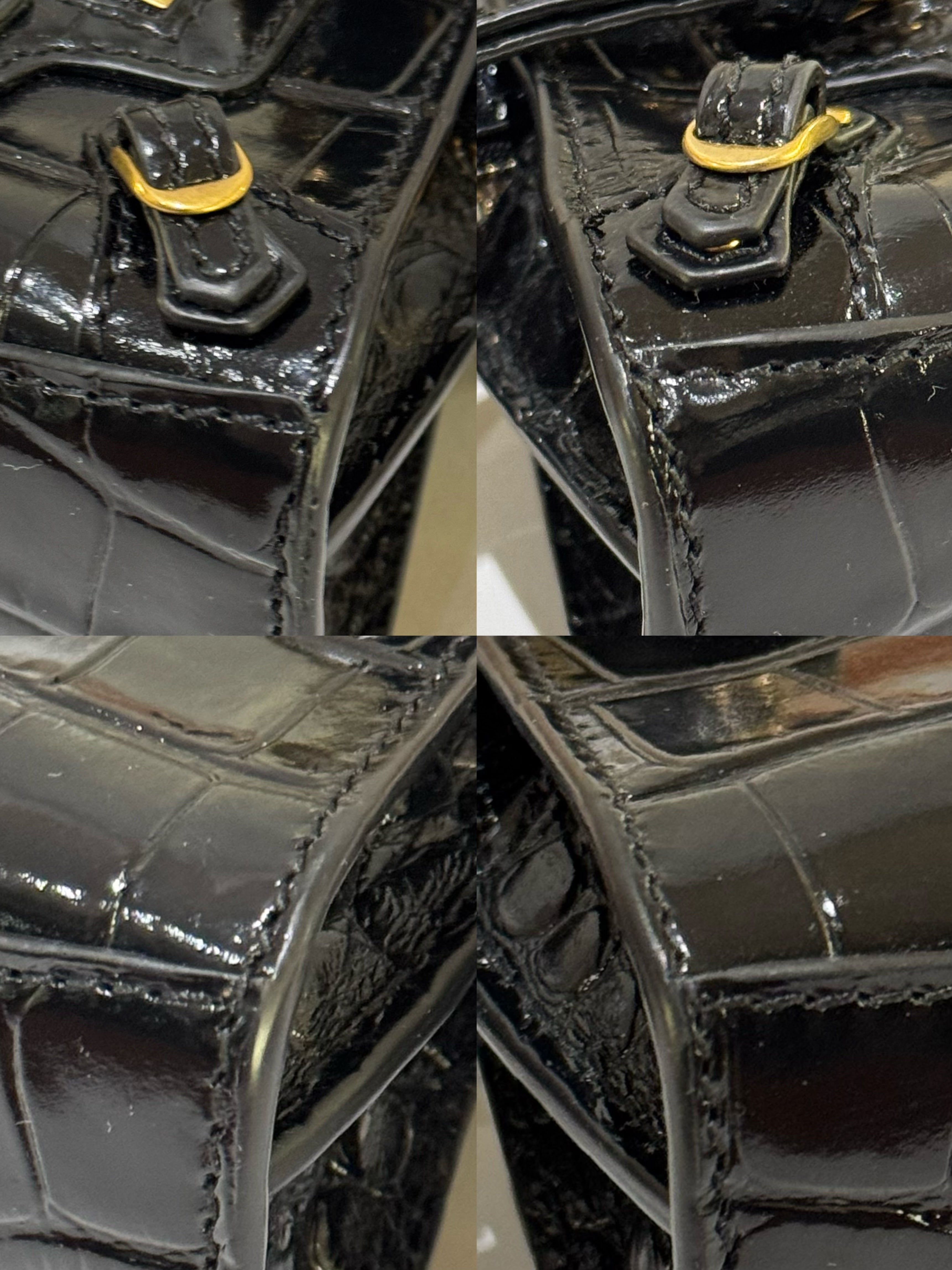 BALENCIAGA BLACK MOTORCYCLE BAG