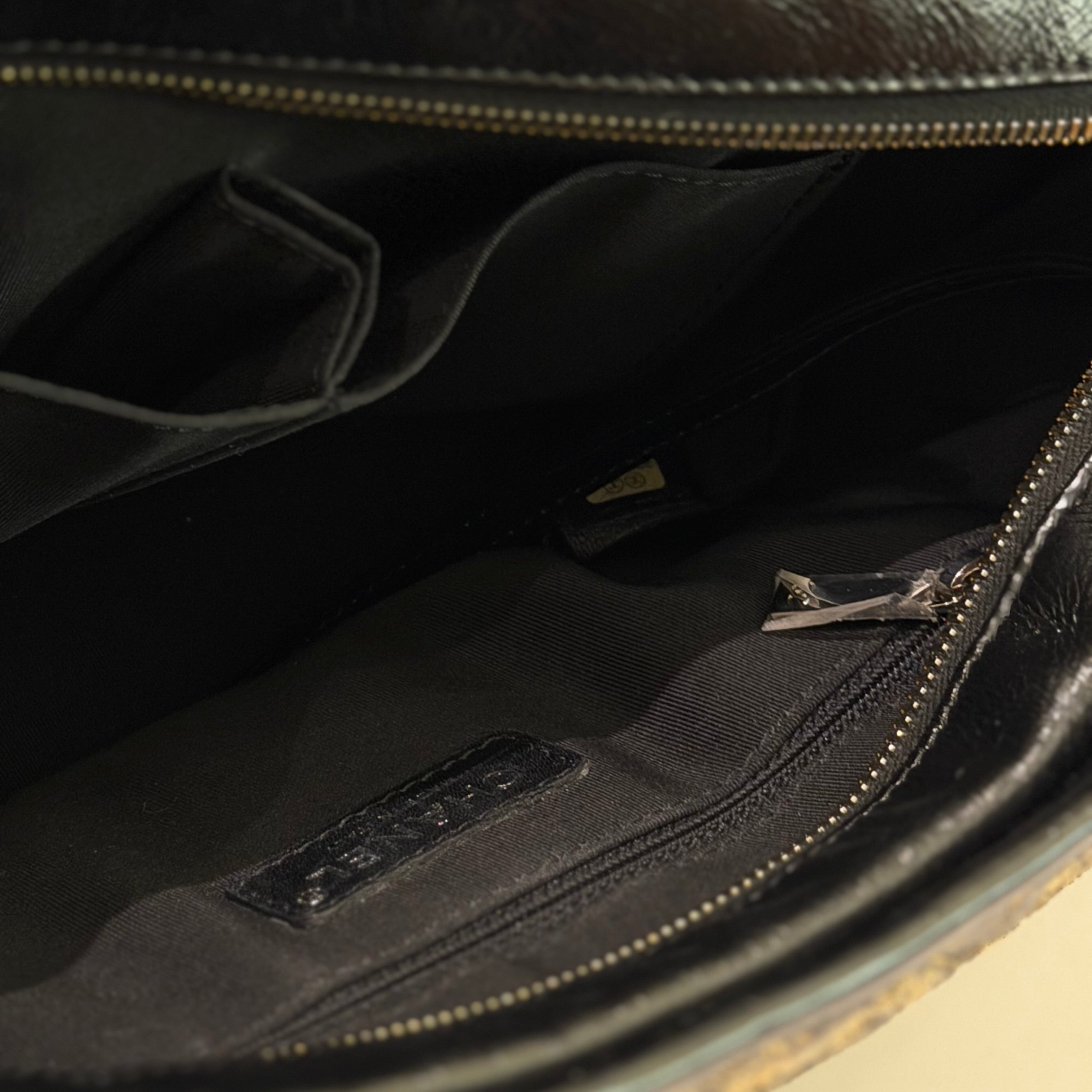 Chanel Gabrielle Black & Gold Runway “Egypt” Collection Hobo Bag (Large)