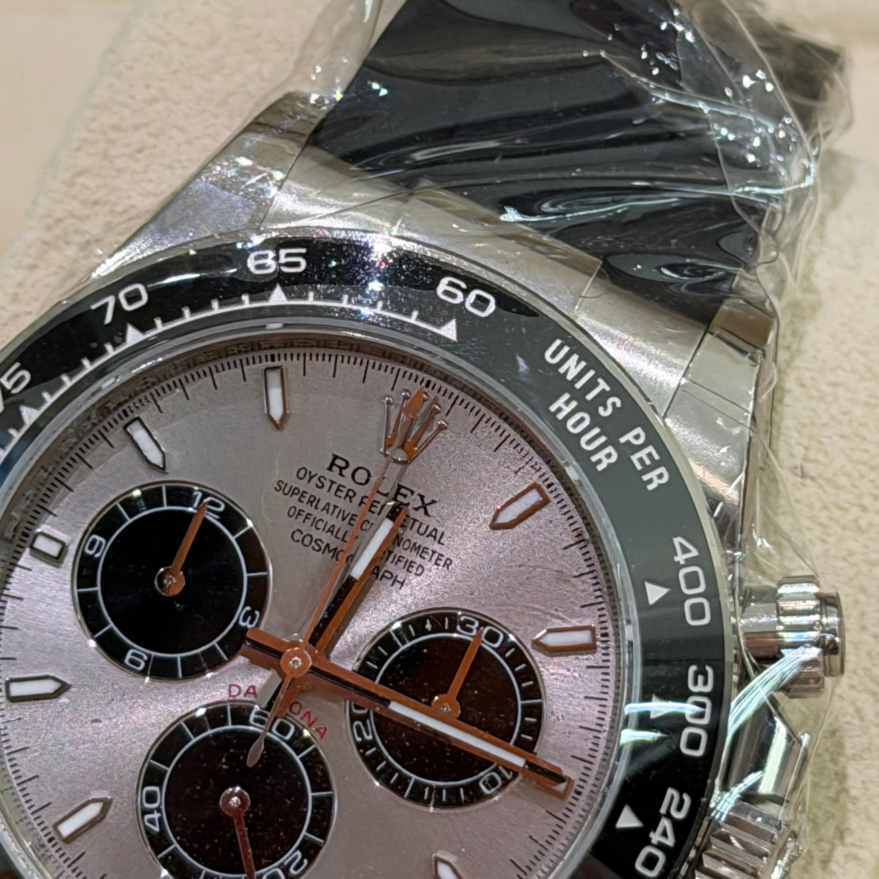 ROLEX Daytona 126519 White Gold “Cement Grey” Oysterflex