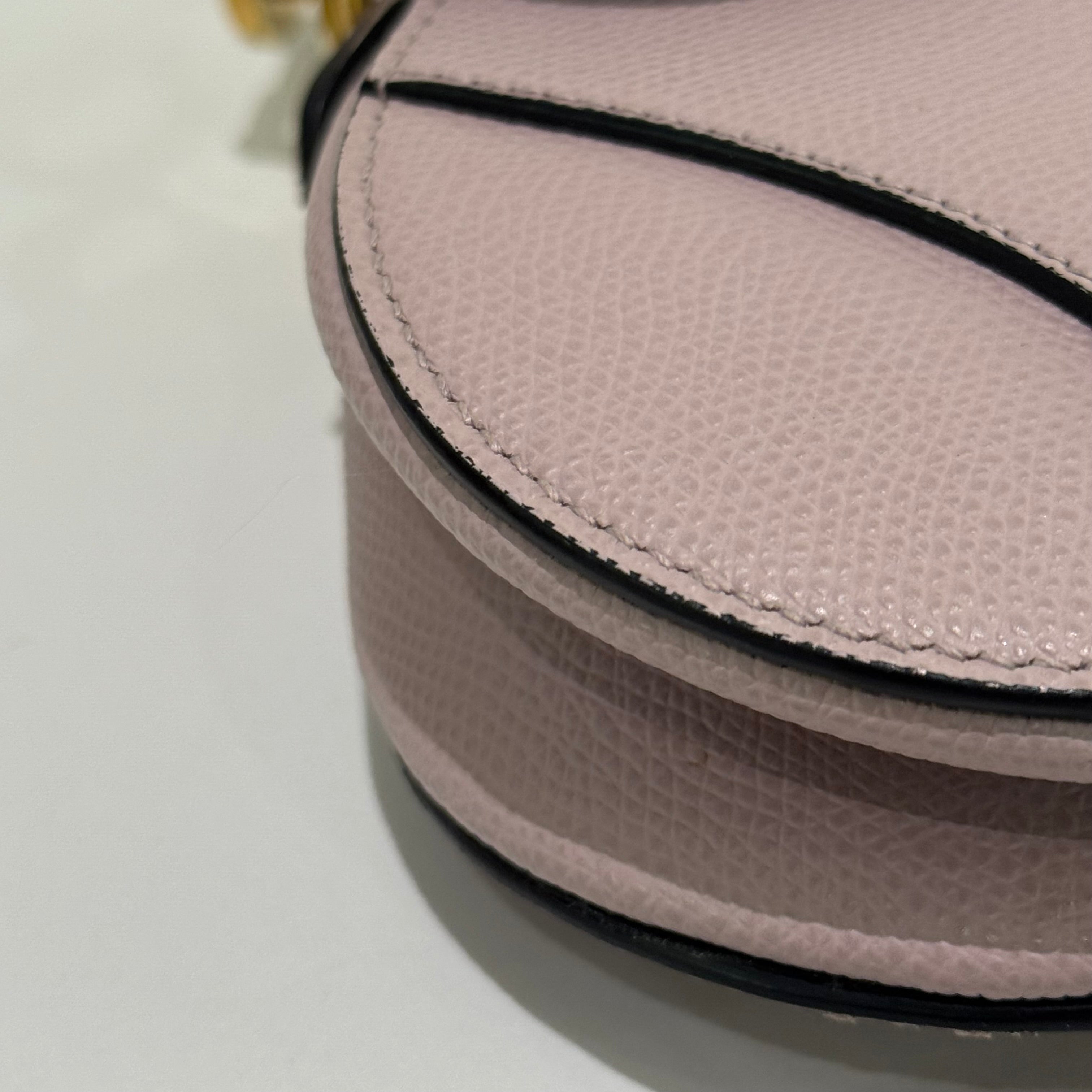 DIOR SADDLE BAG SMALL PINK