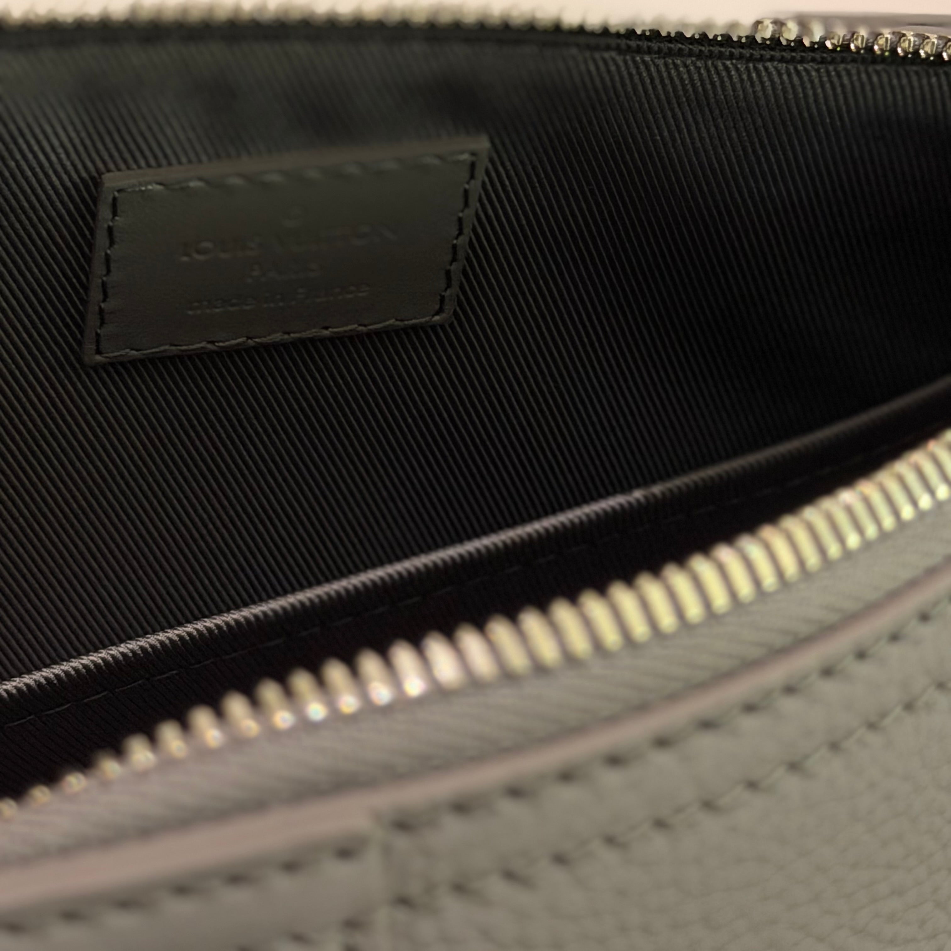 LOUIS VUITTON KEEPALL 27 CITY BAG GREY SHOULDER CROSSBODY BAG