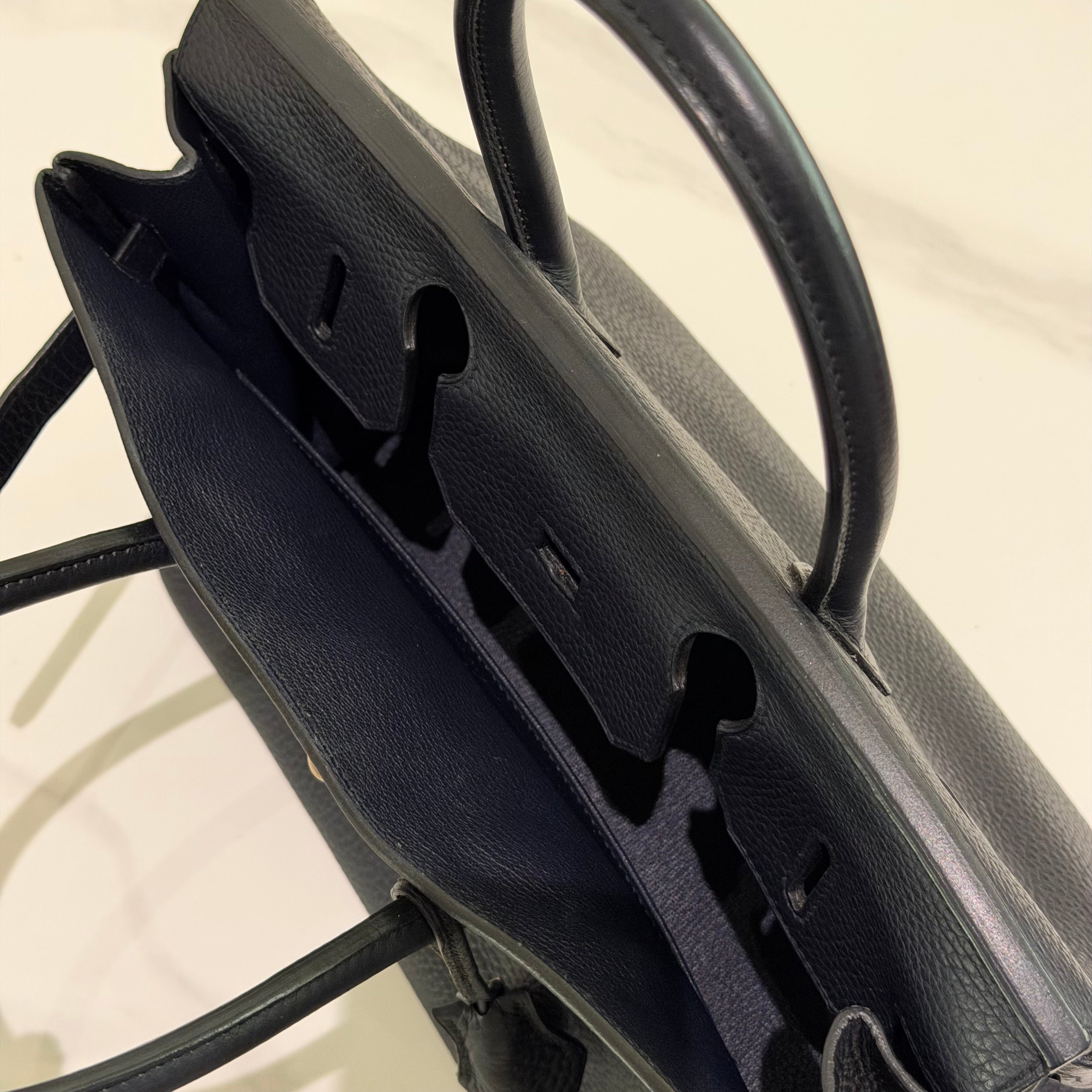 Hermes Birkin 30 Black with Silver Hardware (Stamp T)