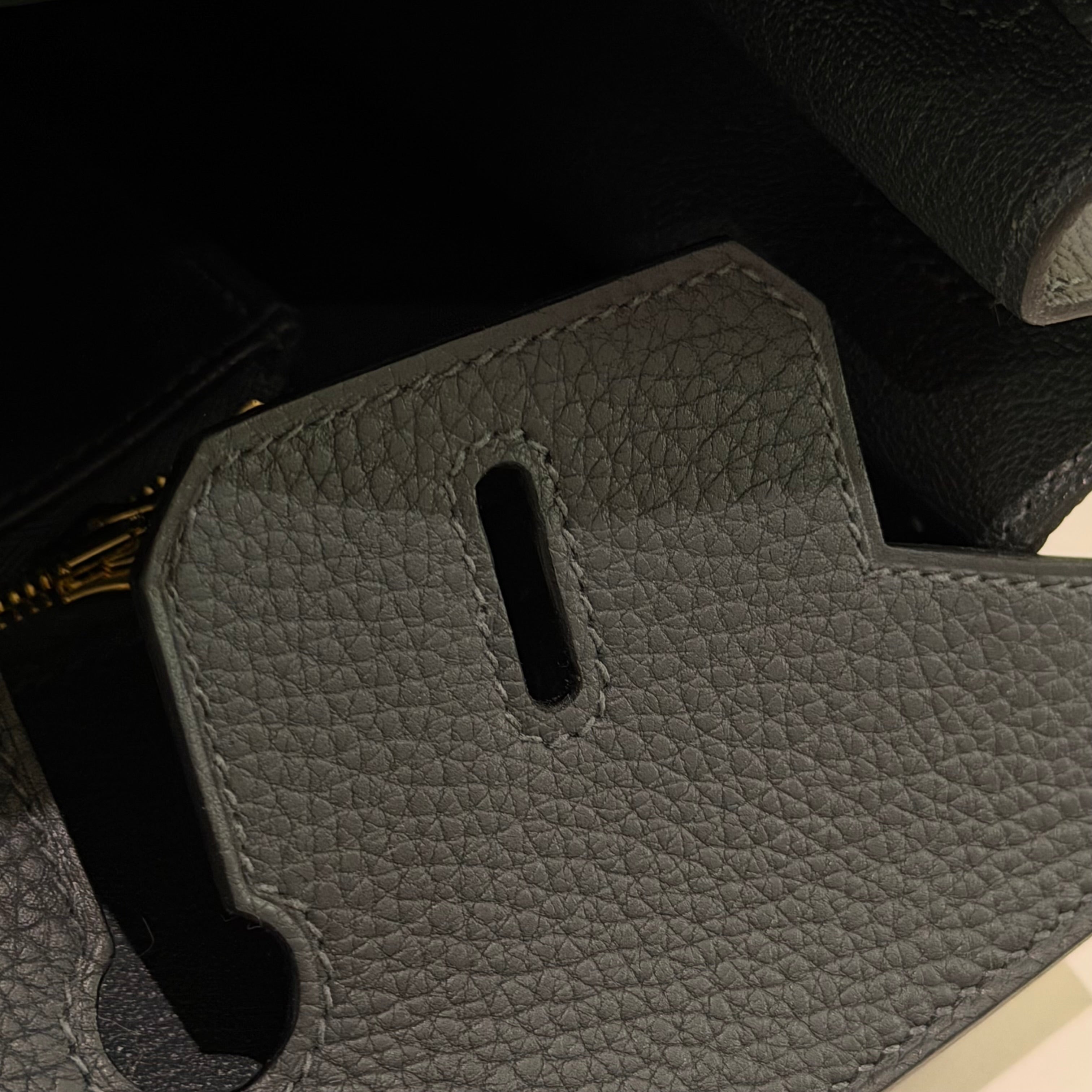 Hermes Birkin 25 Togo Gris Misty with Gold Hardware (Stamp G)