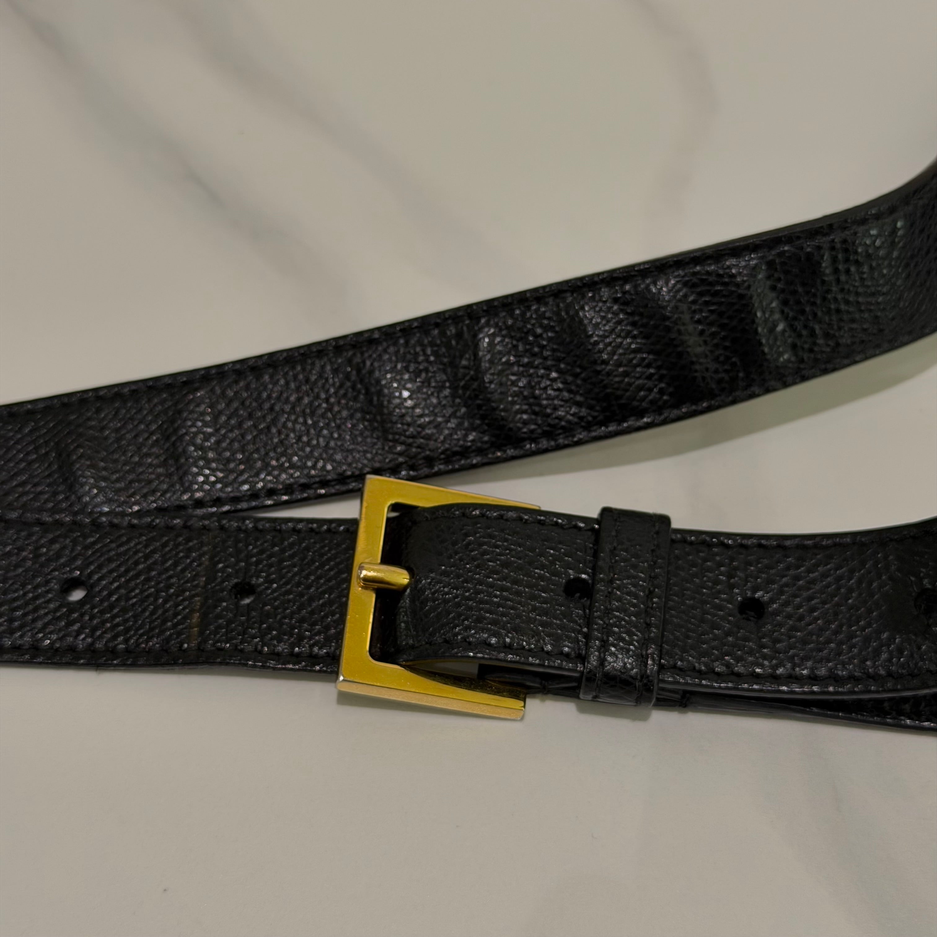 Saint Laurent Classic Black Grained Leather College Messenger Bag