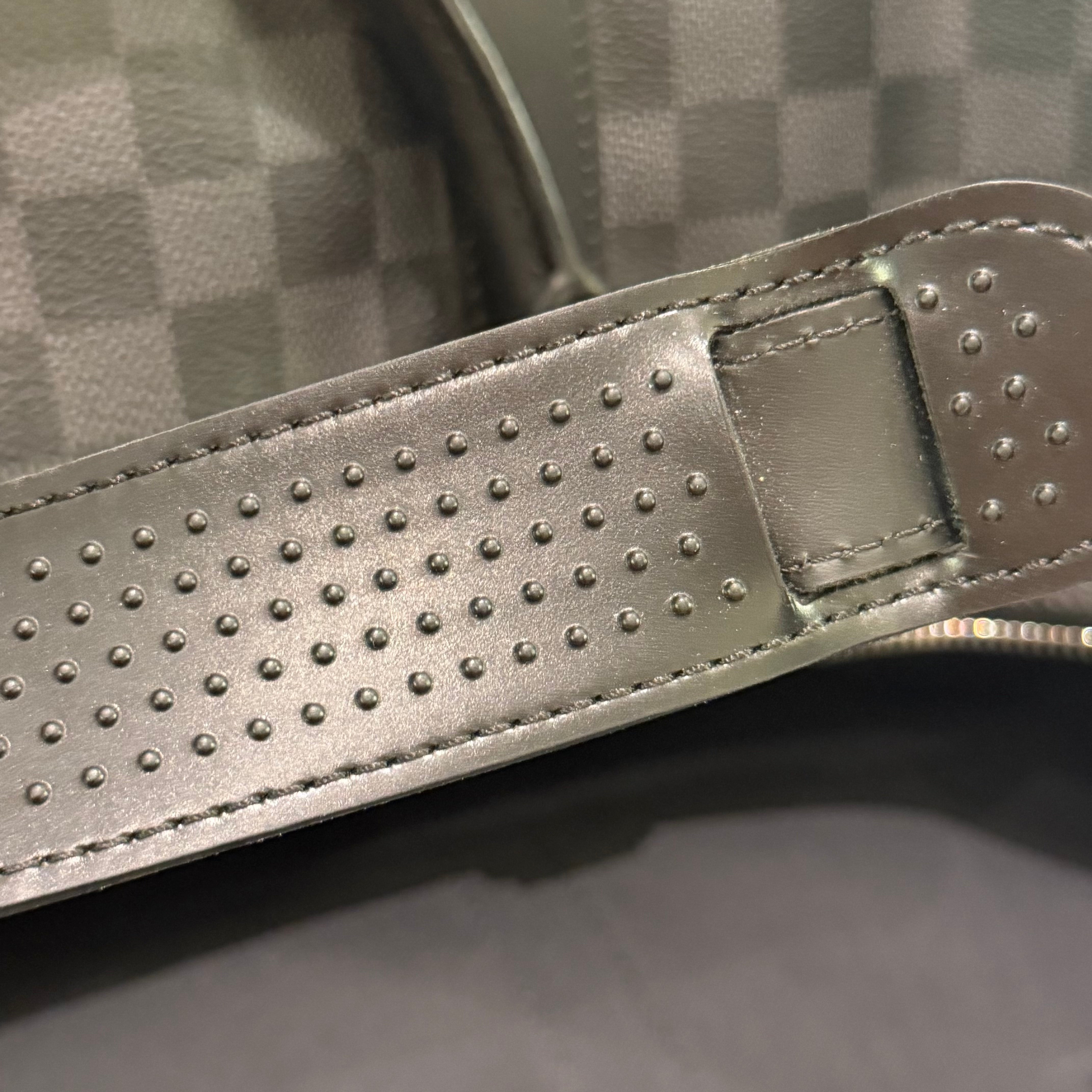 Louis Vuitton Keepall 55 Damier Canvas Top Handle Shoulder Bag