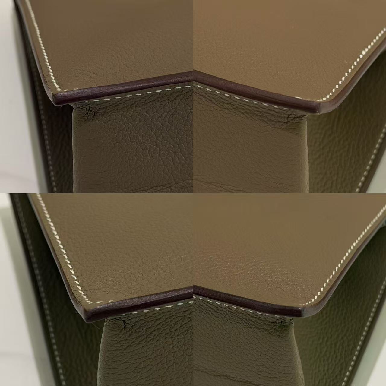 Hermès Kelly Danse Etoupe Epsom Leather Palladium Hardware