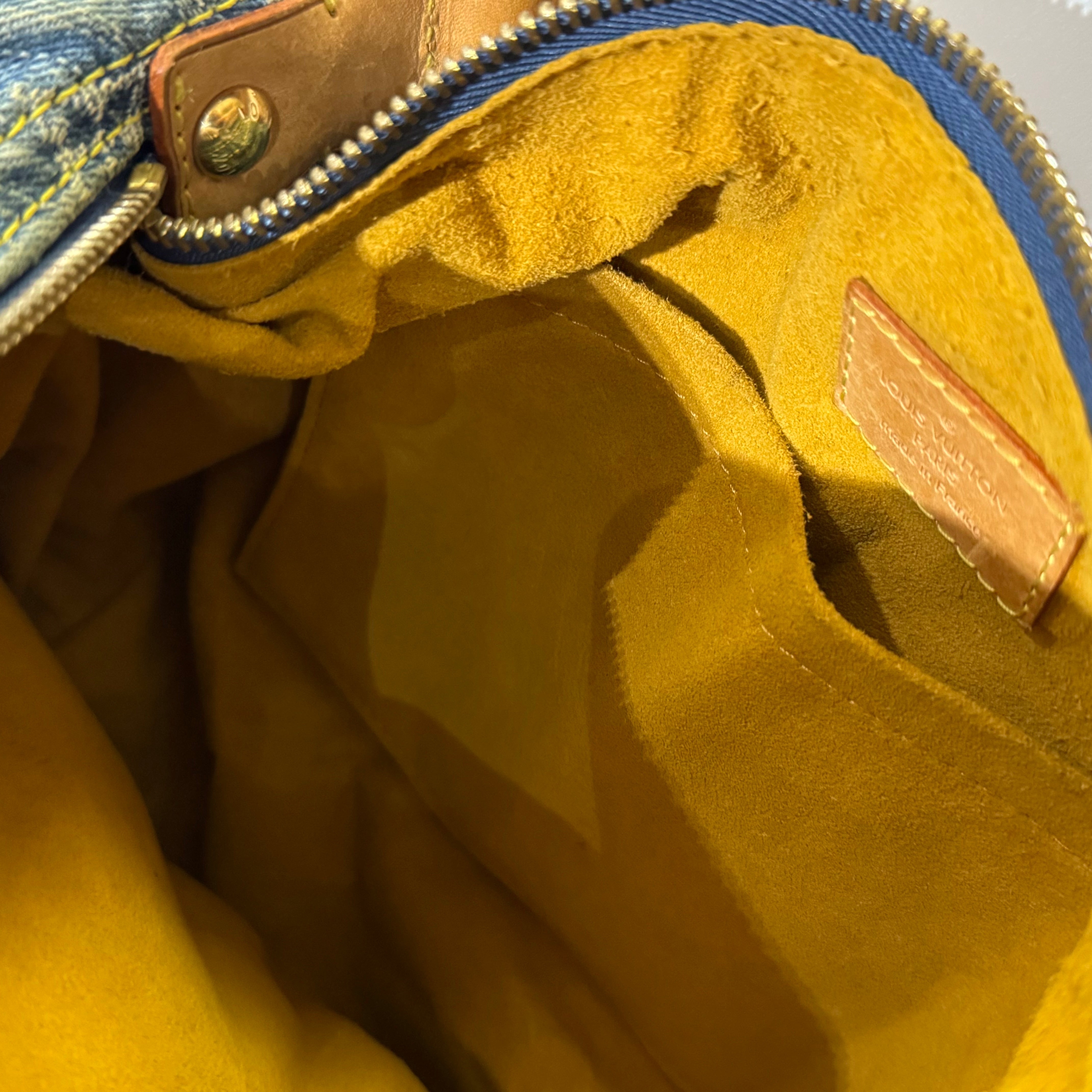 LOUIS VUITTON BAGGY PM BLUE MONOGRAM DENIM UNDERARM BAG | COLLINS RAIN