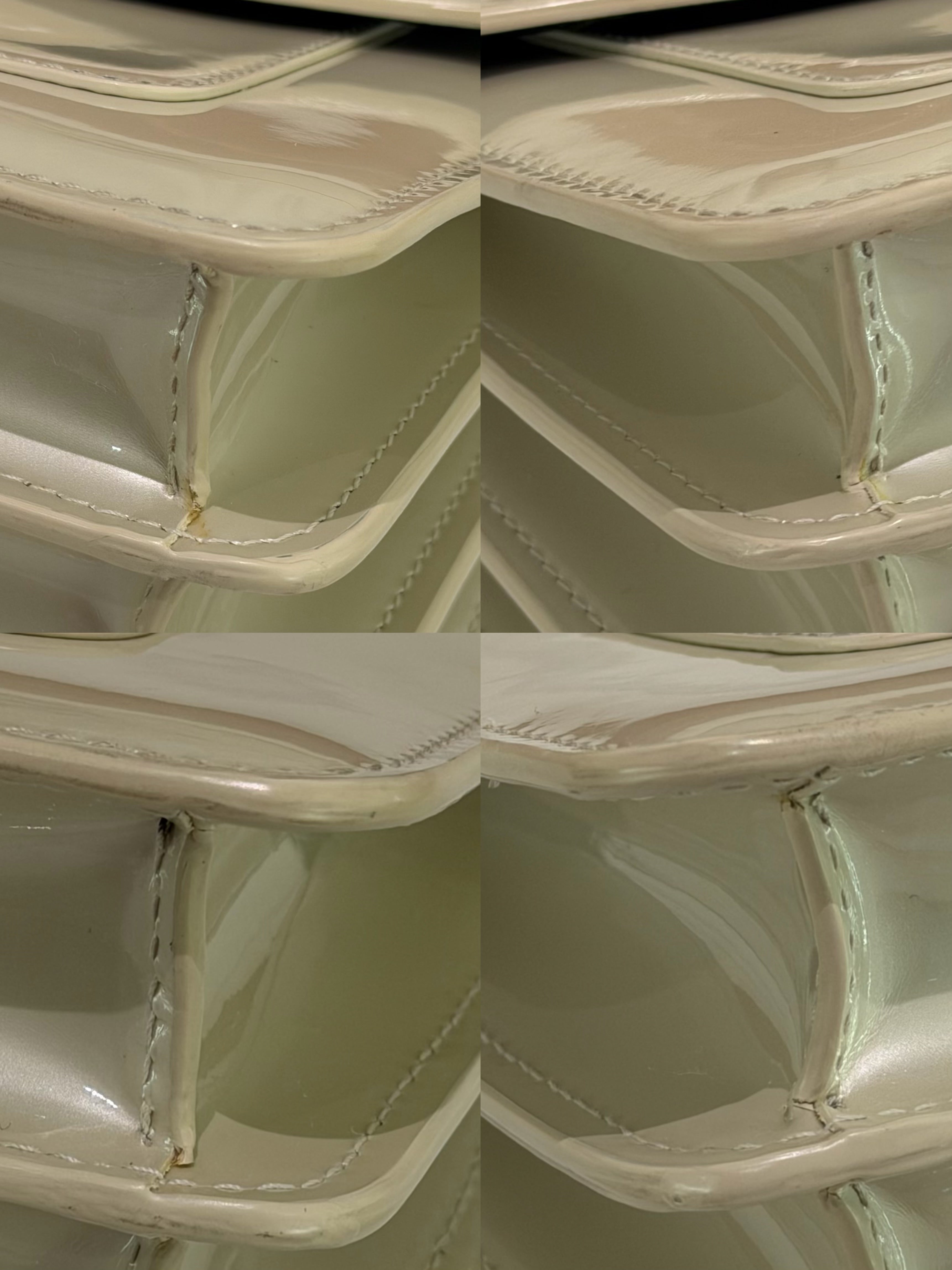 Bvlgari Serpenti White Small Accordion Bag