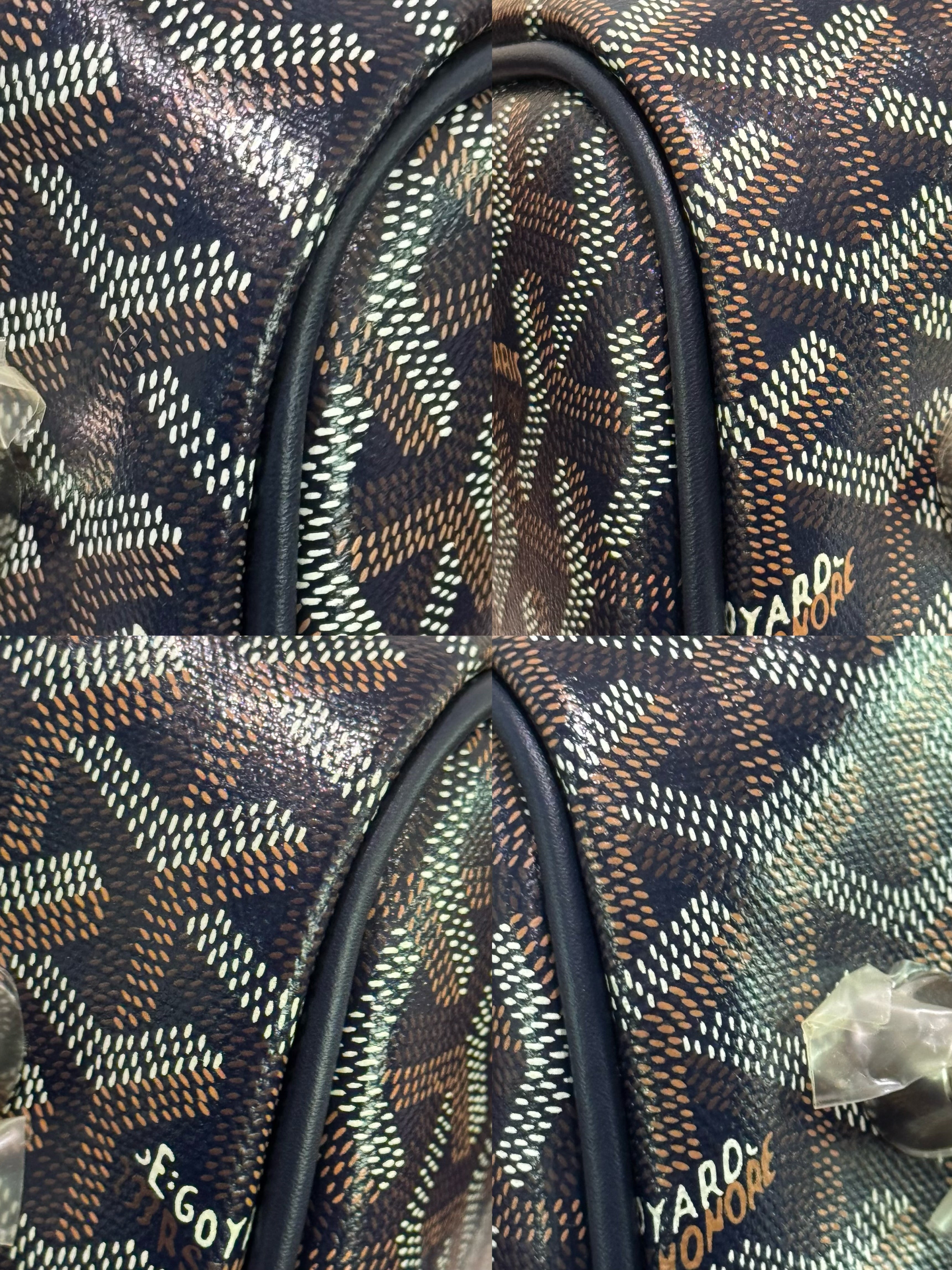 GOYARD BOSTON 50 TRAVEL BAG (PART STICKERS, BRAND NEW)