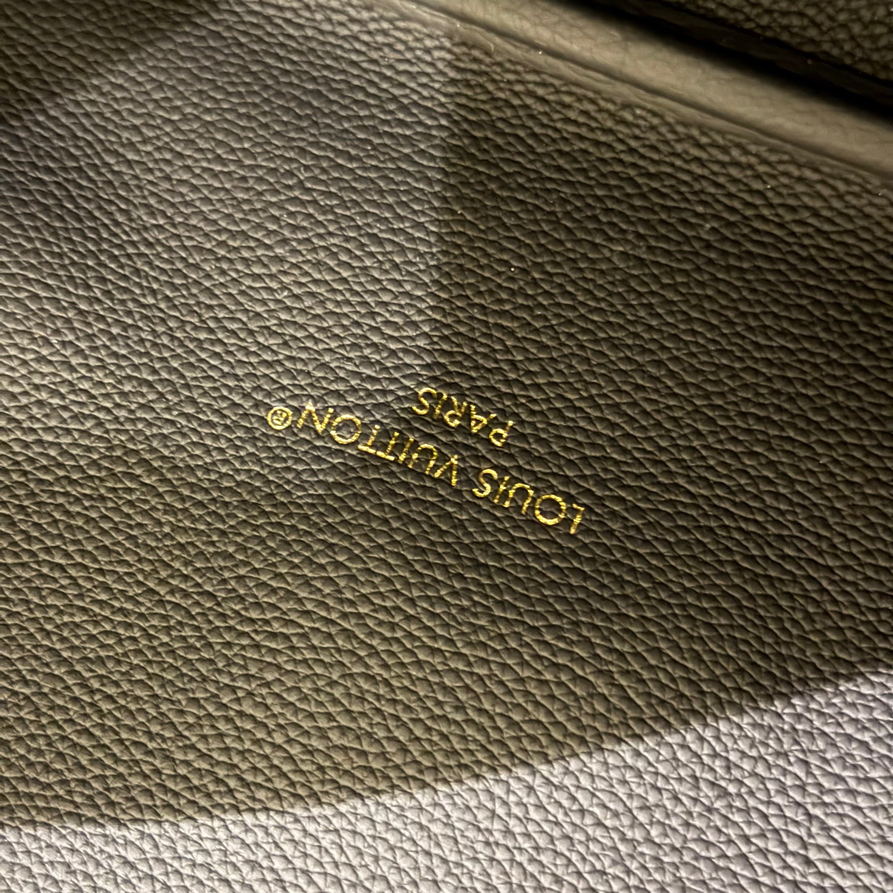 Louis Vuitton Neverfull MM Monogram Coated Canvas with Natural Cowhide Leather (Microchip Version)