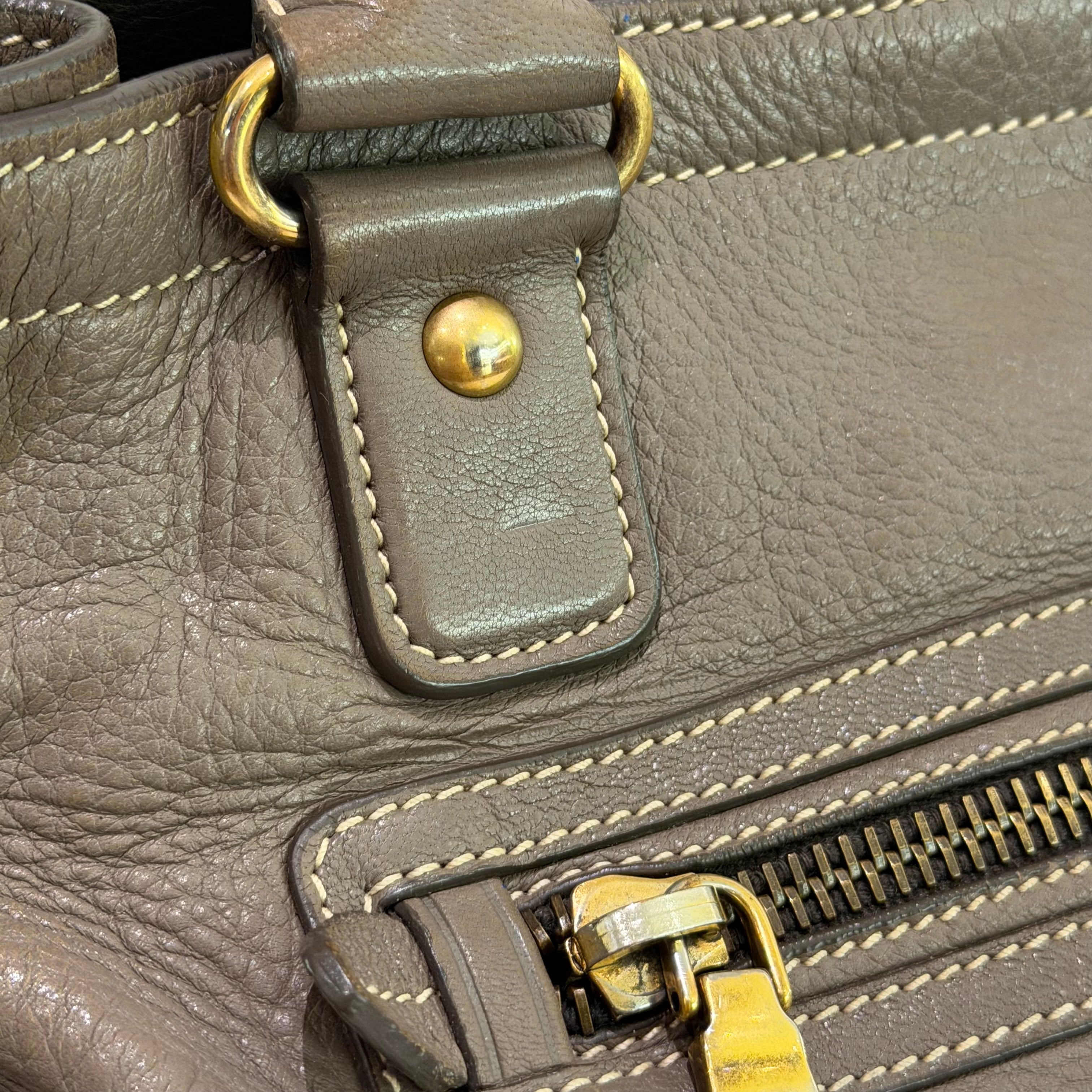 PRADA DEERSKIN MOTOR HANDBAG