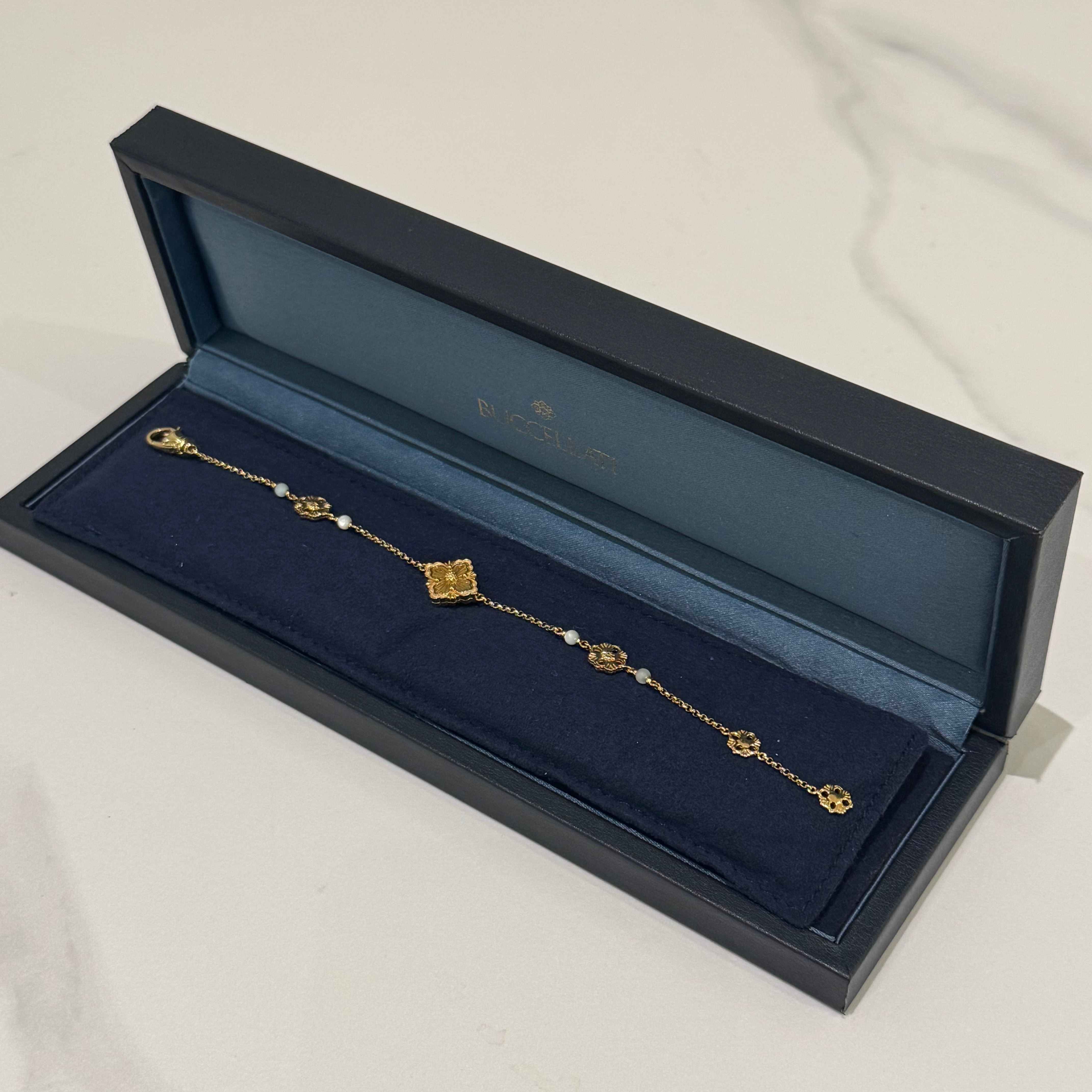 BUCCELLATI OPERA TULLE MOTHER-OF-PEARL BRACELET