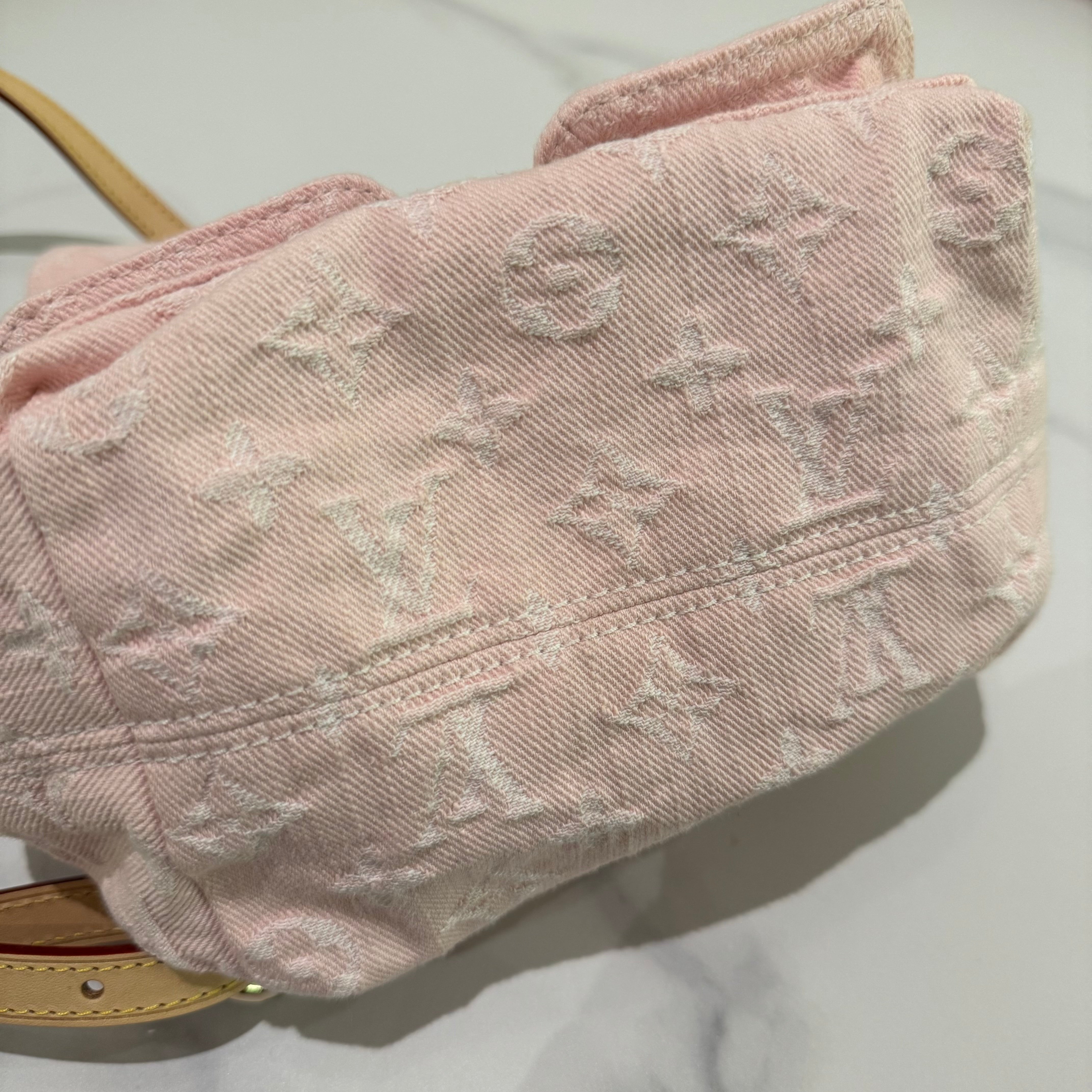 LOUIS VUITTON VENICE BACKPACK CHERRY BLOSSOM PINK DENIM
