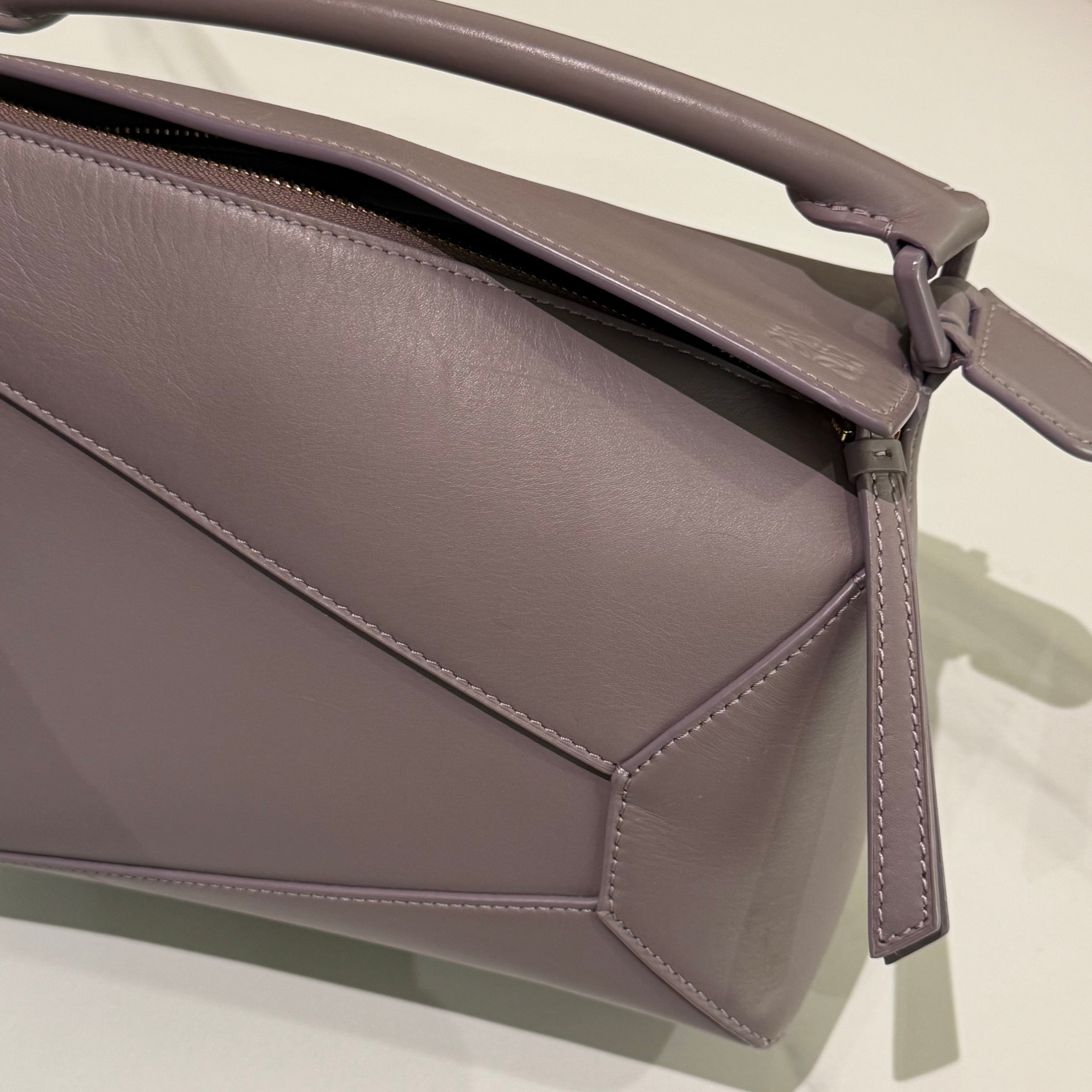 LOEWE SMALL PUZZLE BAG PURPLE