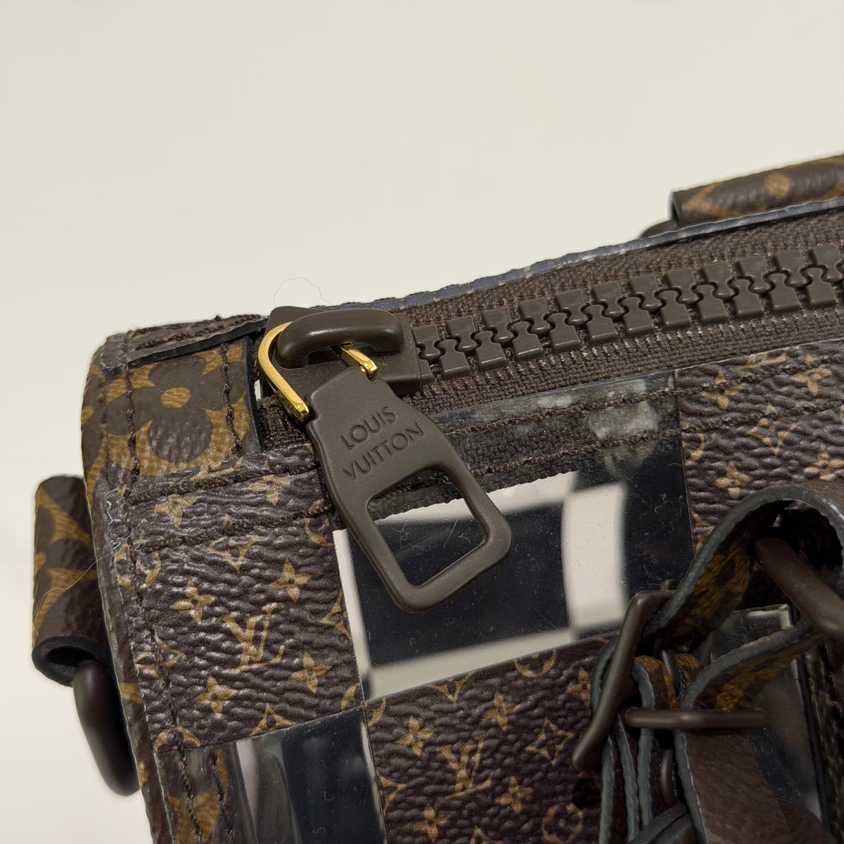 Louis Vuitton Speedy 25 Brown Monogram Transparent PVC Runway Bag | LOUIS VUITTON