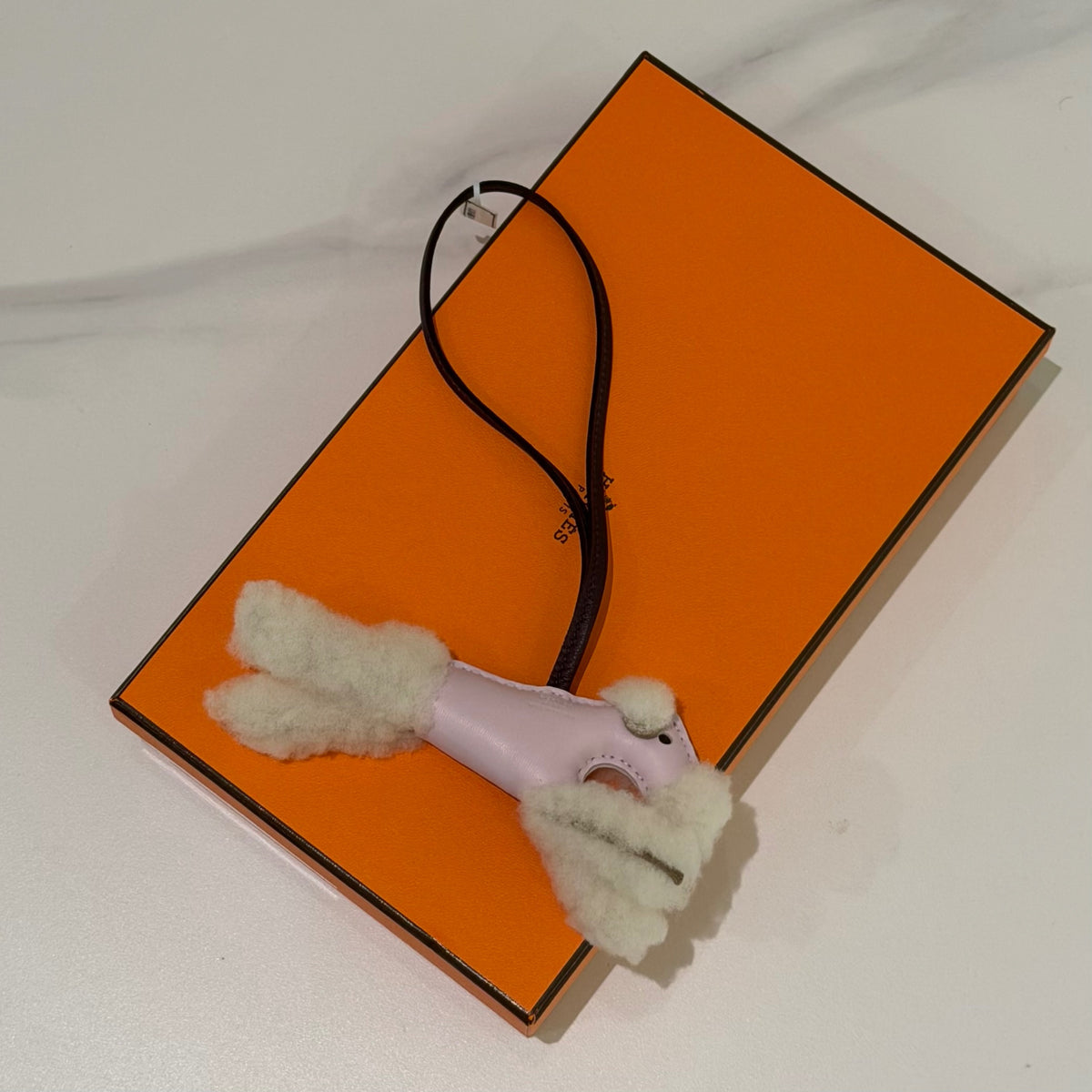 Hermes Purple Dog Bag Charm | HERMES