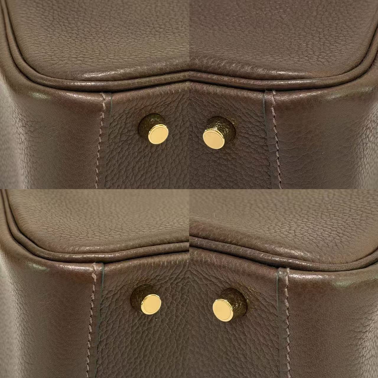 Hermes Mini Lindy Ebene Barenia Faubourg Calfskin (Stamp G)