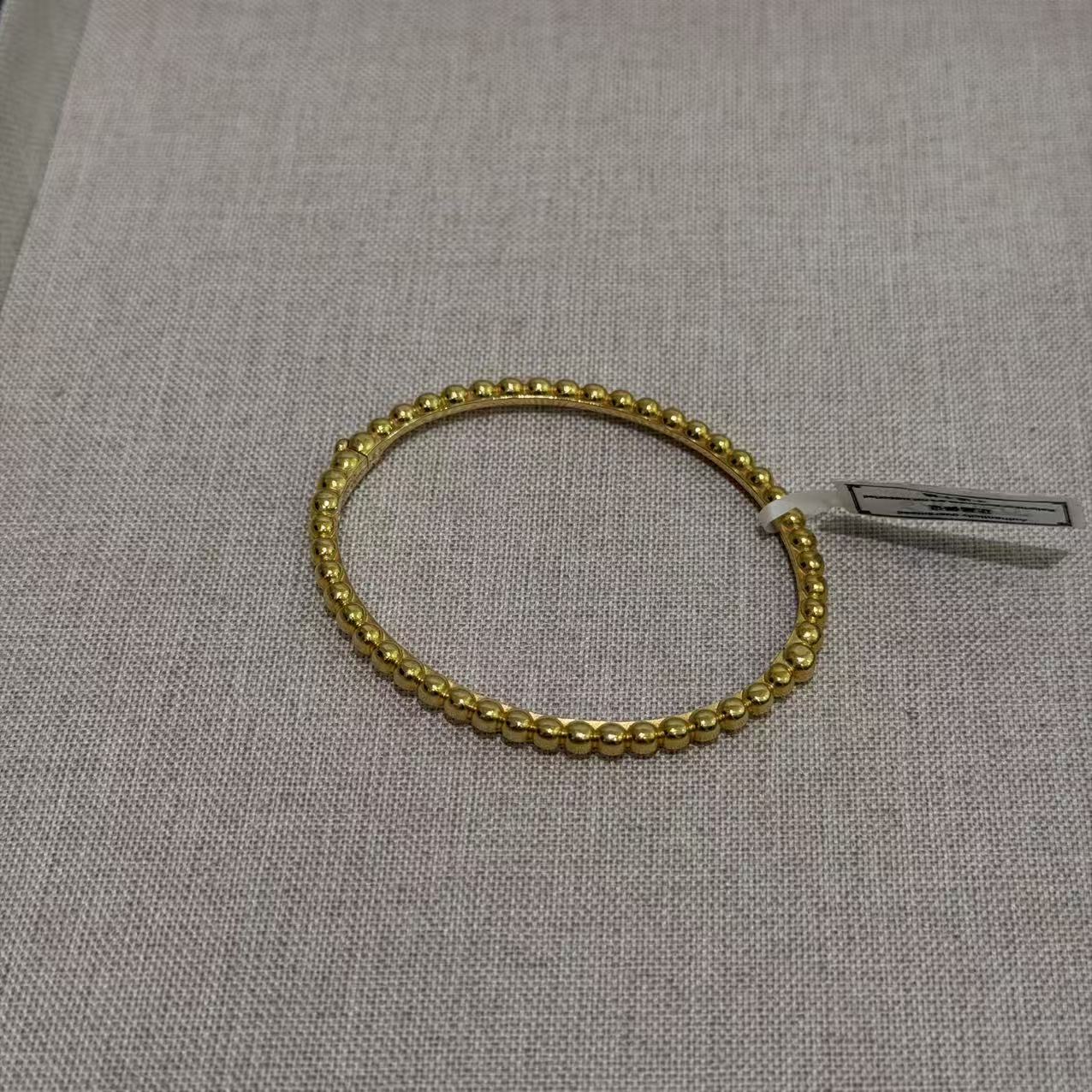 VAN CLEEF & ARPELS PERLÉE PEARLS OF GOLD BRACELET 18K YELLOW GOLD