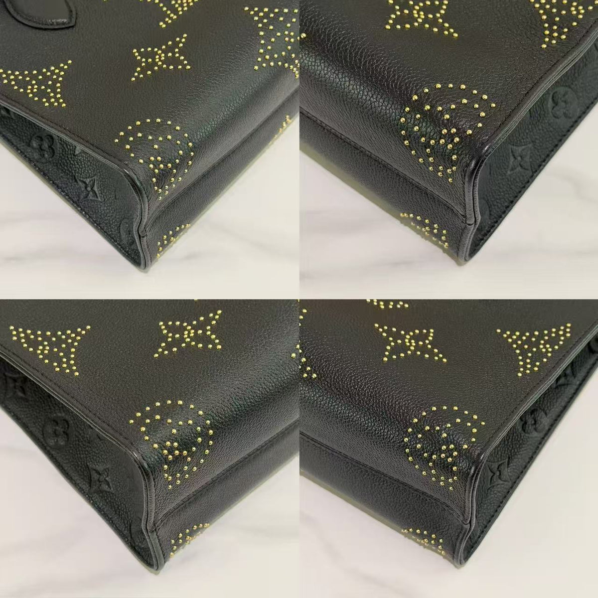 Louis Vuitton Onthego PM Black Studded Embroidery Limited Edition (Chip Model)