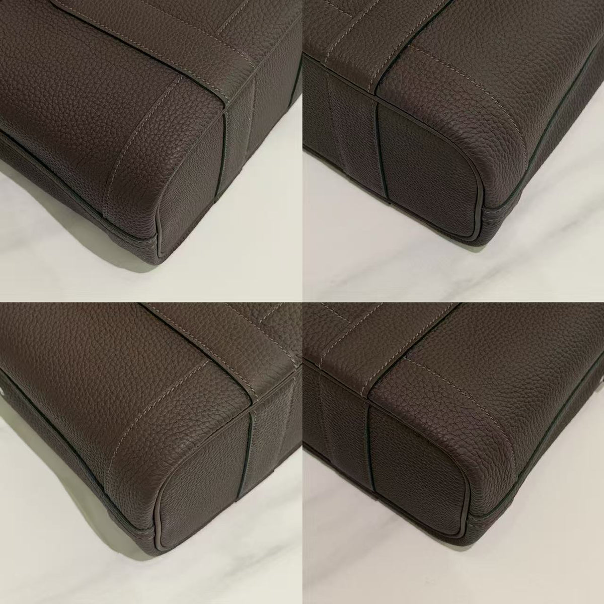 Hermes Mini Garden Party Chocolate Togo Leather | HERMES