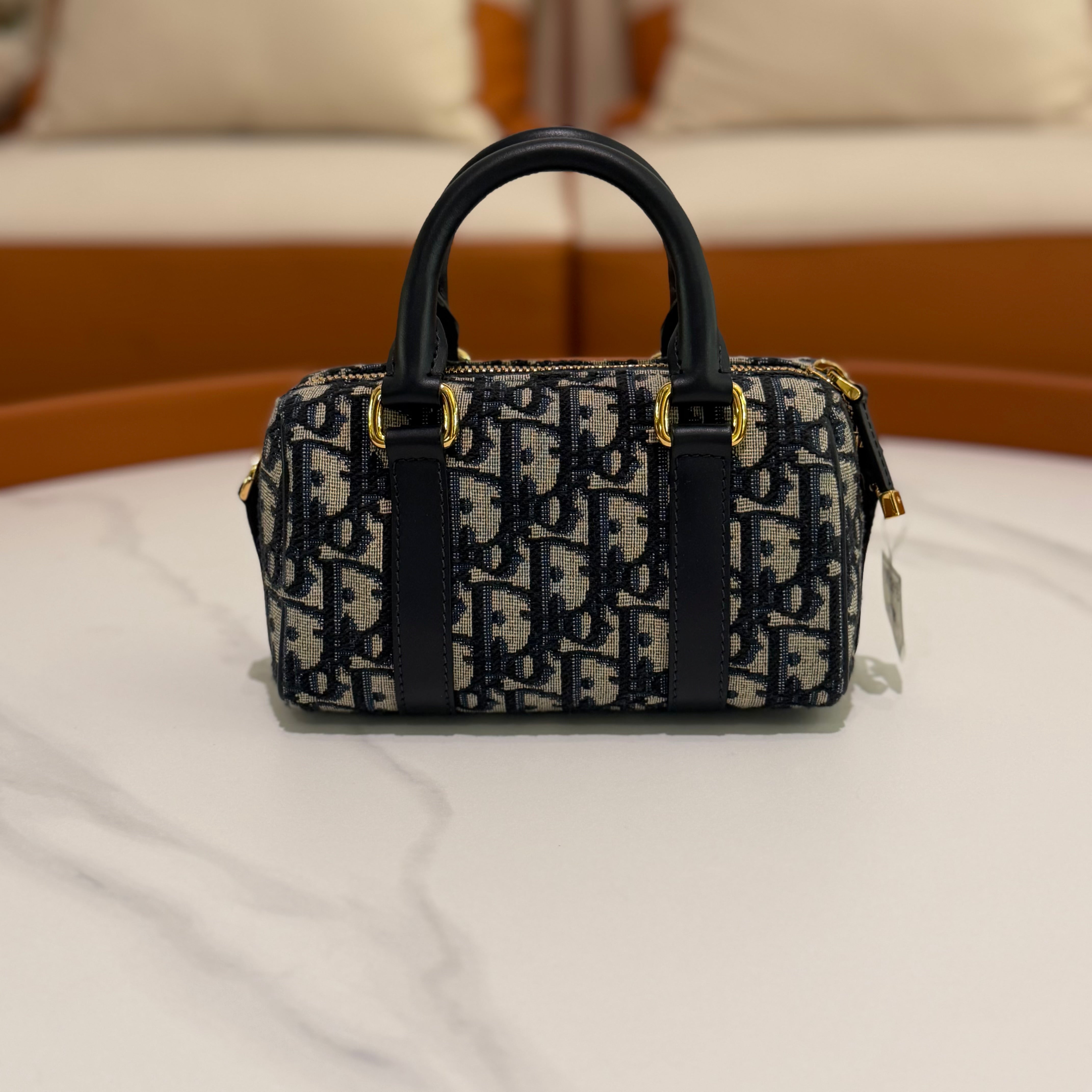 Dior Groove Nano Oblique Embroidered Pillow Bag