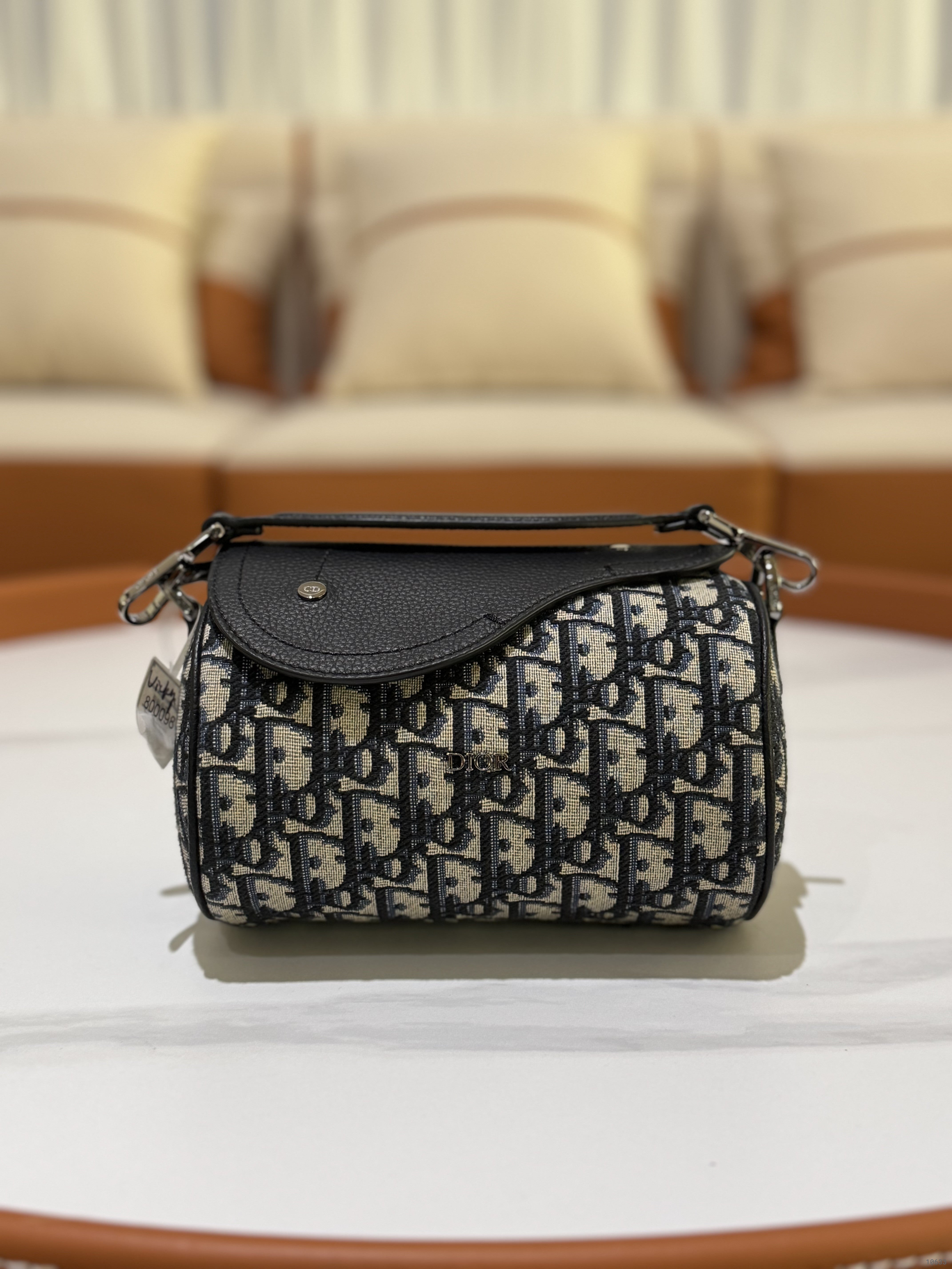 DIOR SADDLE ROLLER MINI MONOGRAM