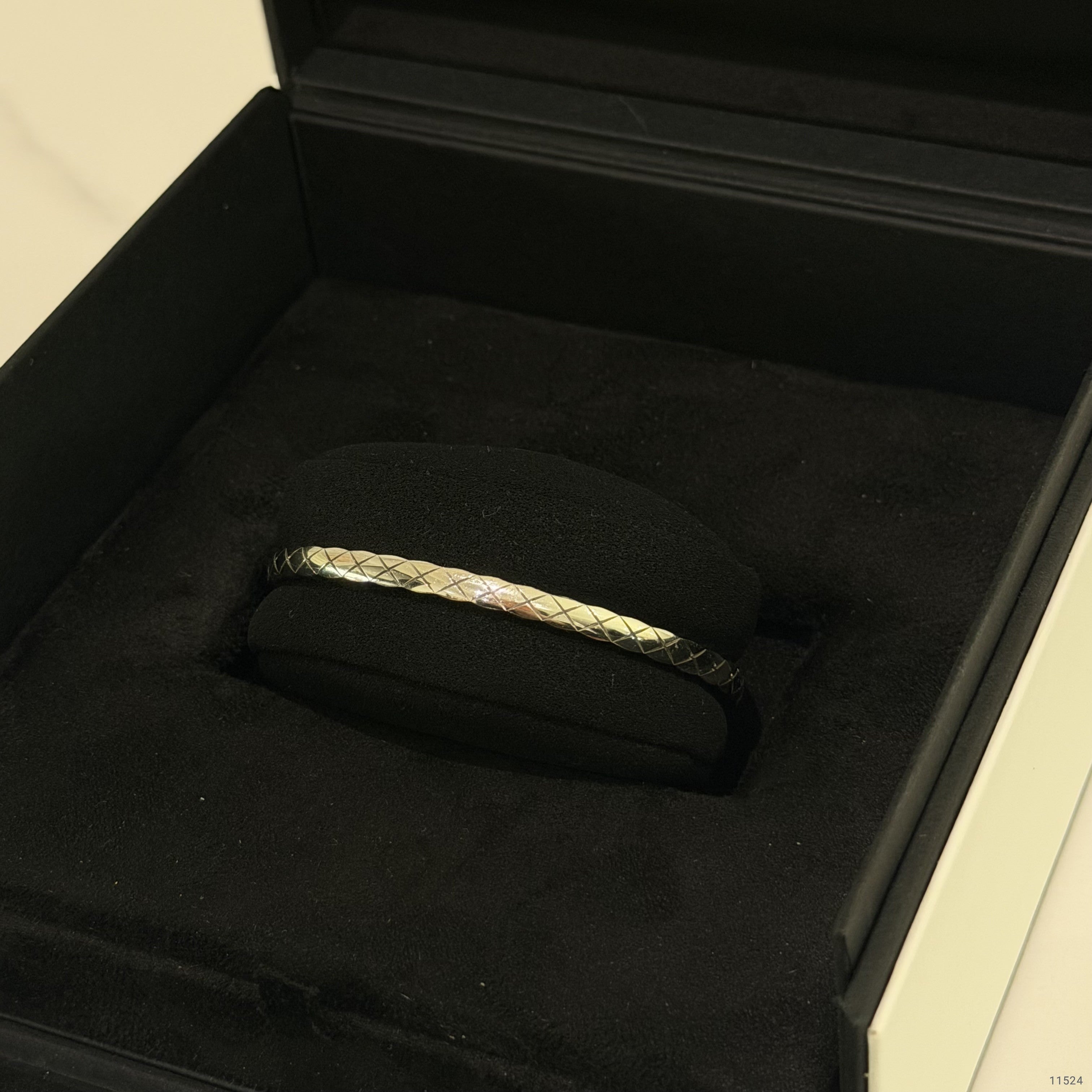 Chanel Coco Crush Narrow Bracelet 18K White Gold