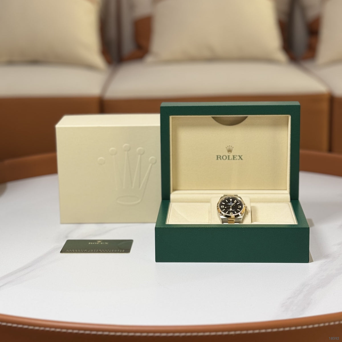 ROLEX EXPLORER 36MM OYSTERSTEEL, YELLOW GOLD REF 124273