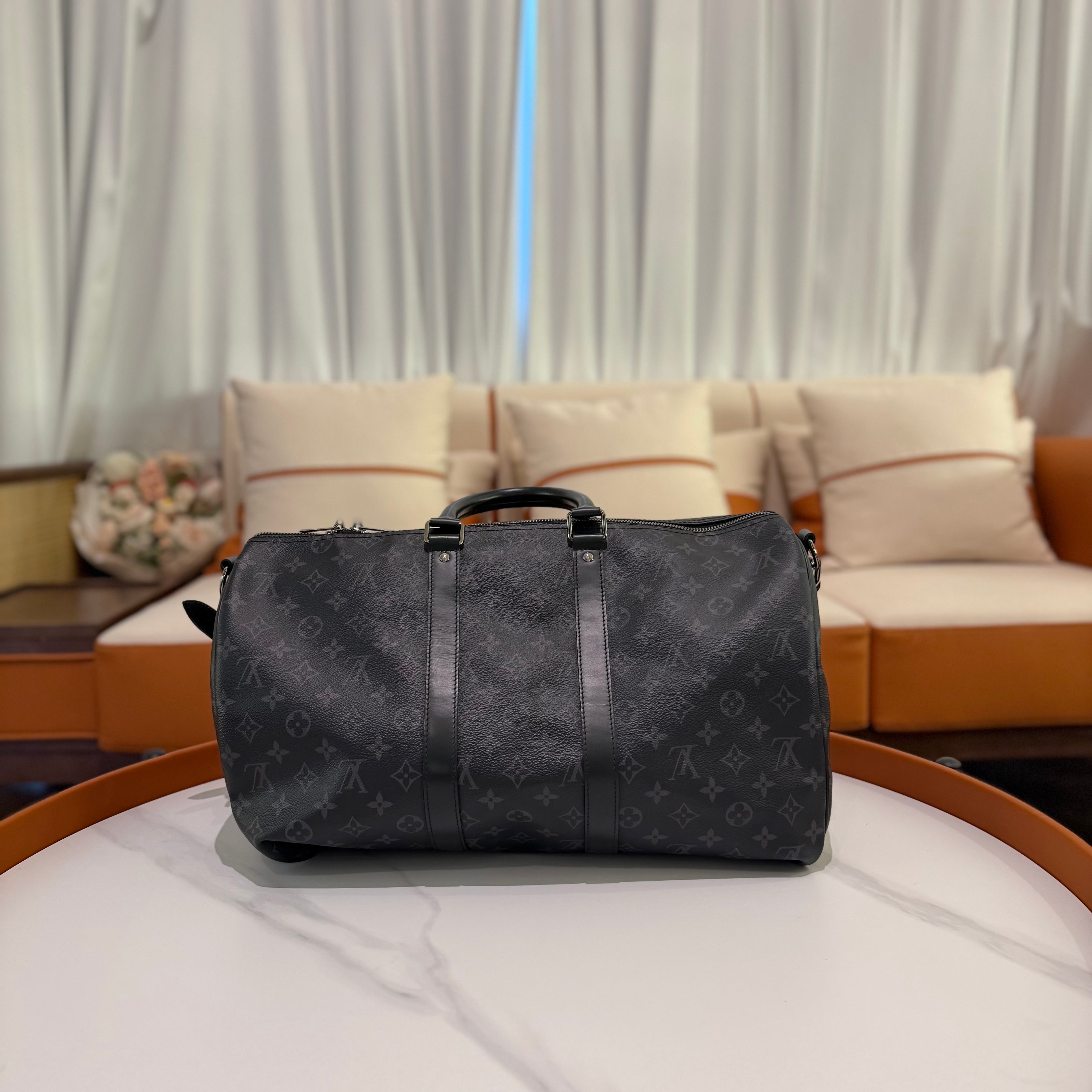 Louis Vuitton Keepall 45 Black Monogram