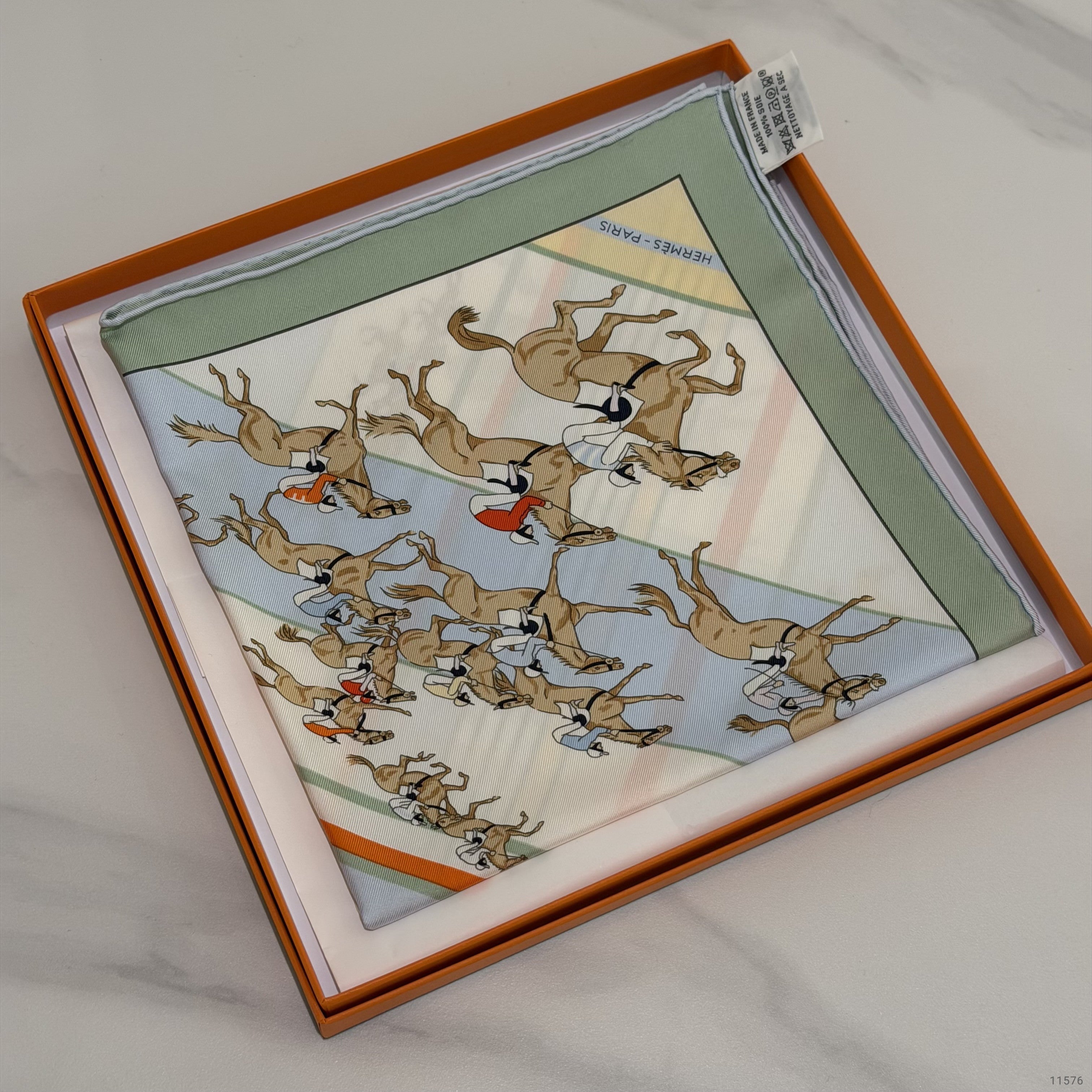 Hermes Cavalcade Silk Scarf