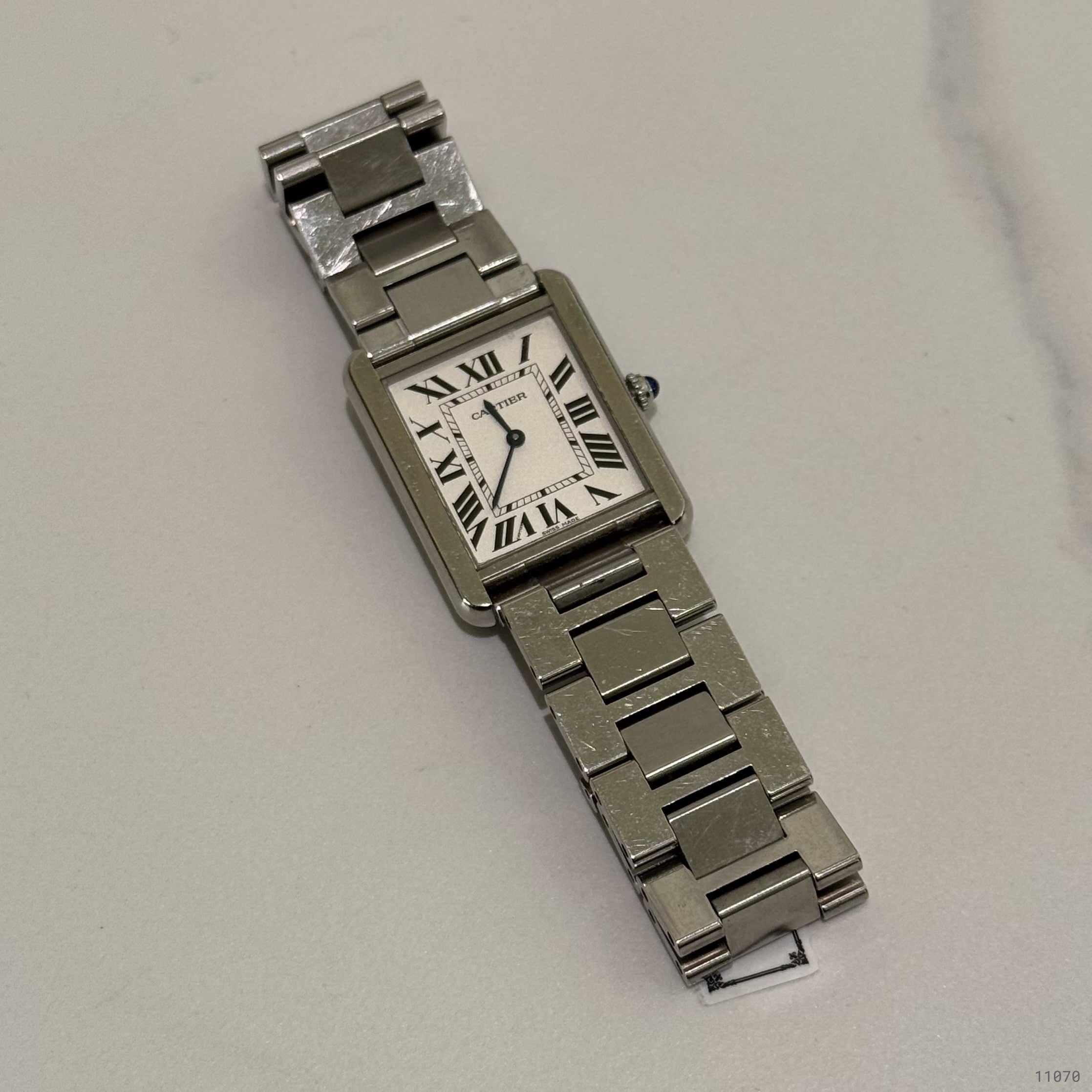 CARTIER TANK SOLO W5200013 QUARTZ STEEL LADIES WATCH