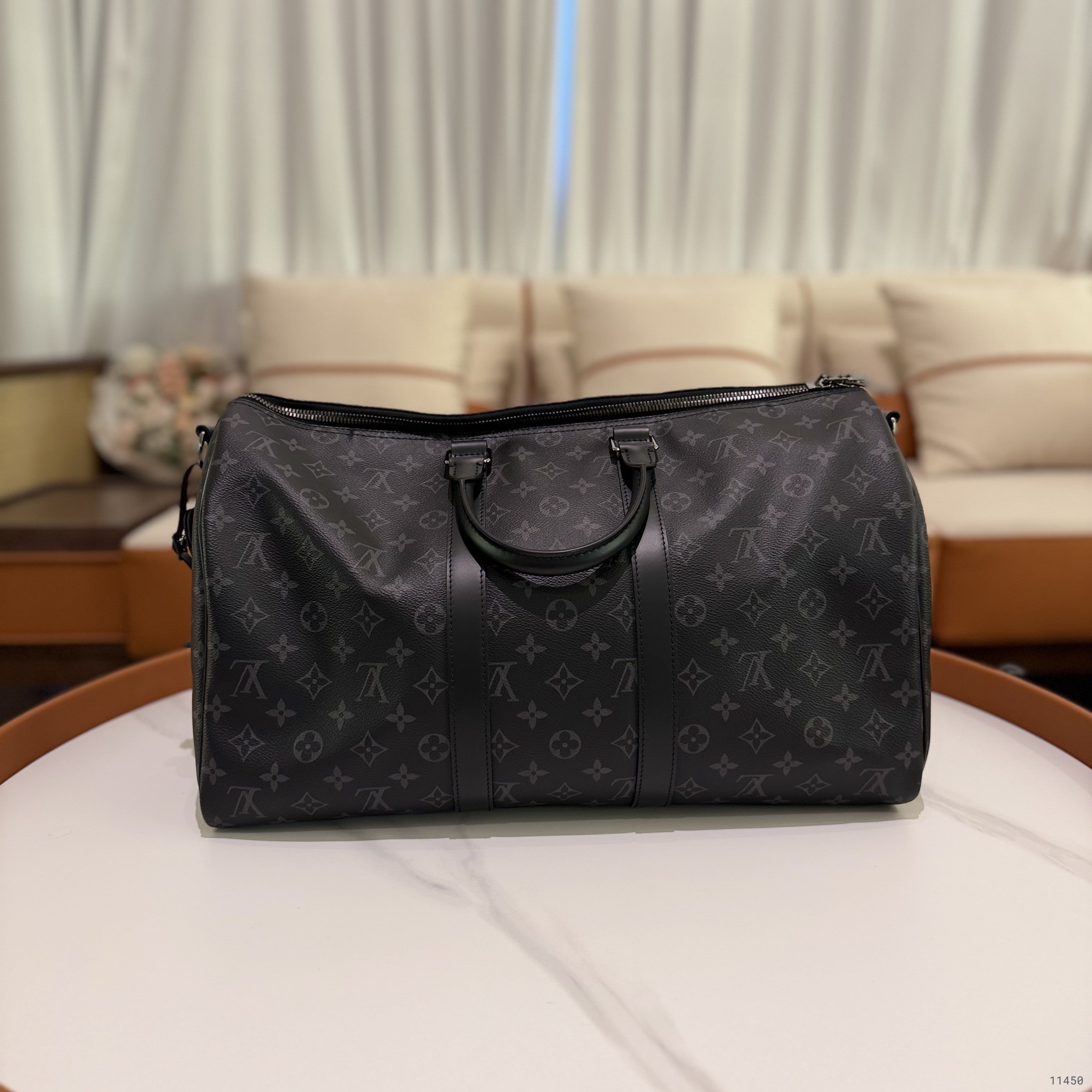 Louis Vuitton Keepall 45 Monogram Top Handle Shoulder Crossbody Bag