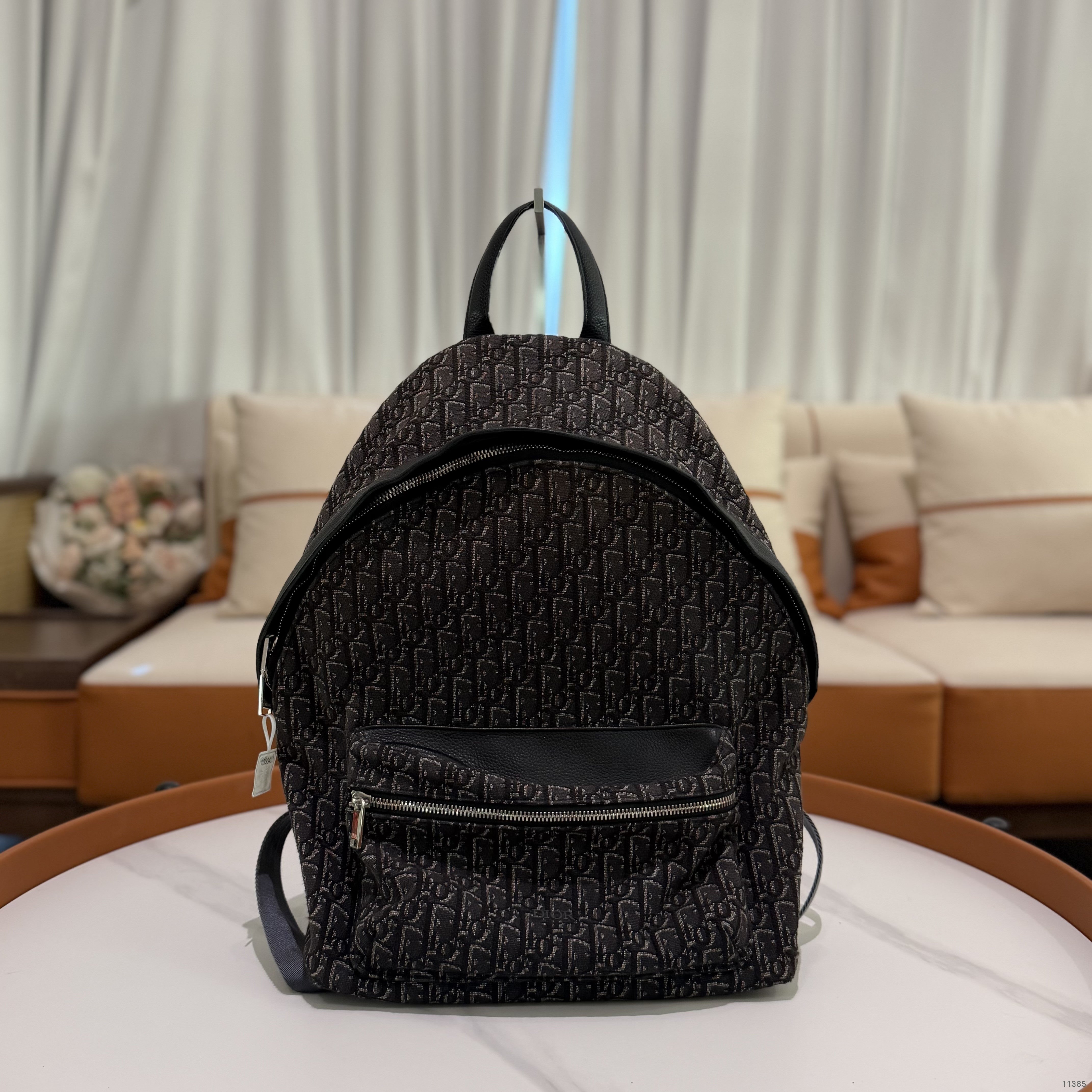 Dior Rider Oblique Embroidered Backpack