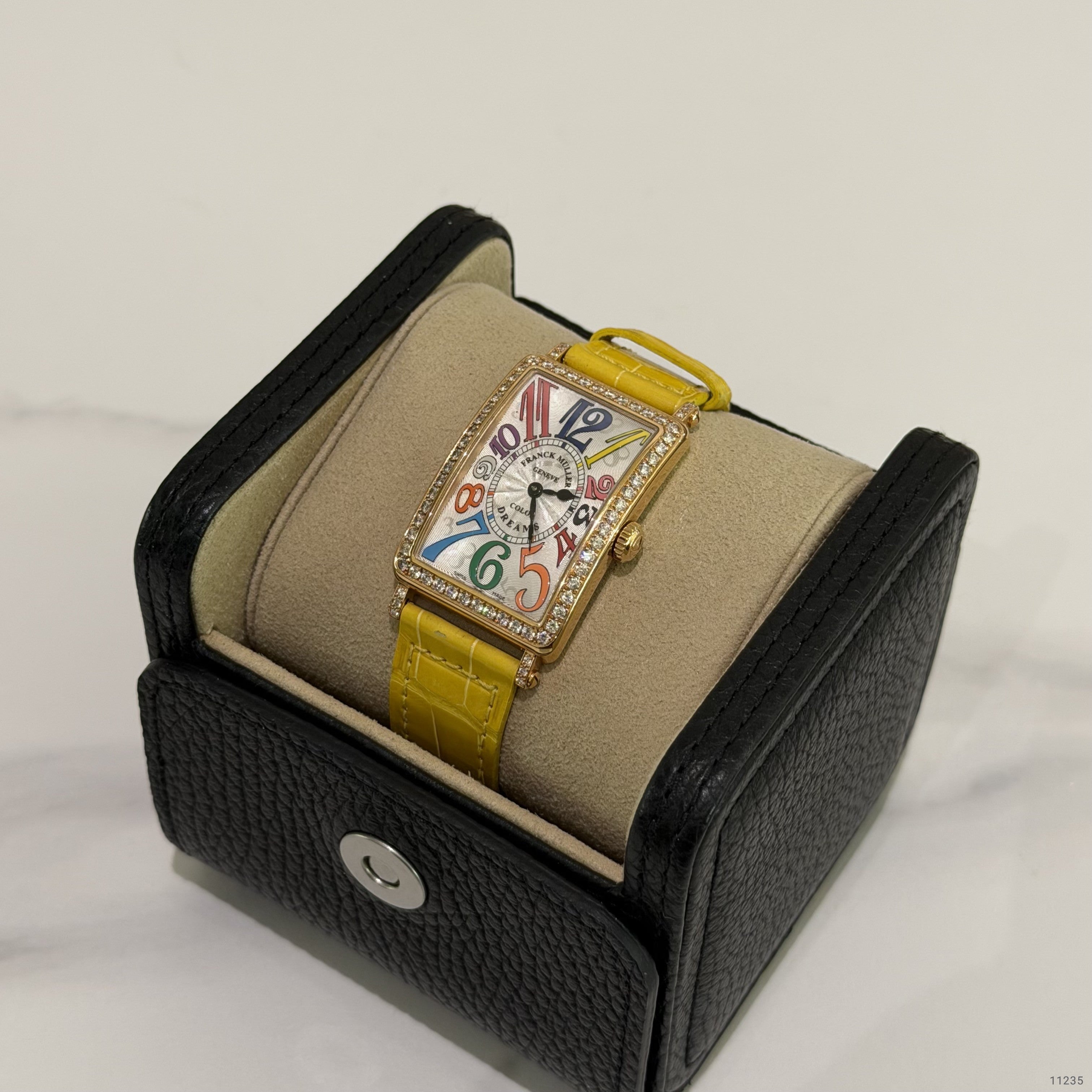 Franck Muller 952QZ 18K Gold Diamond Quartz Watch