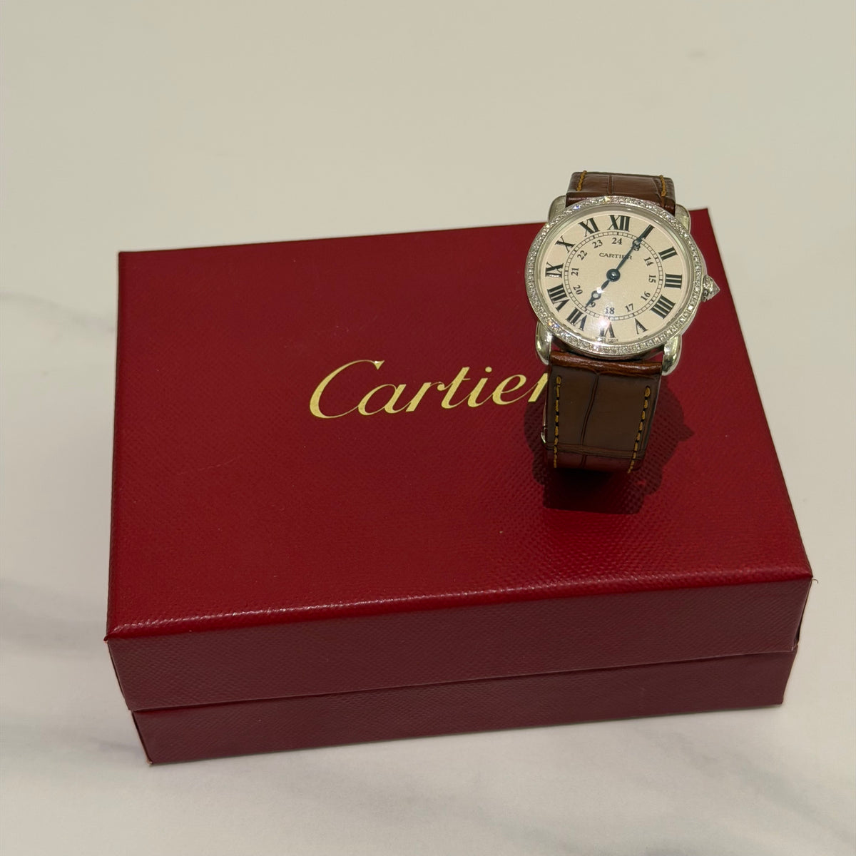 Cartier Ronde de Cartier Watch 18K White Gold | CARTIER