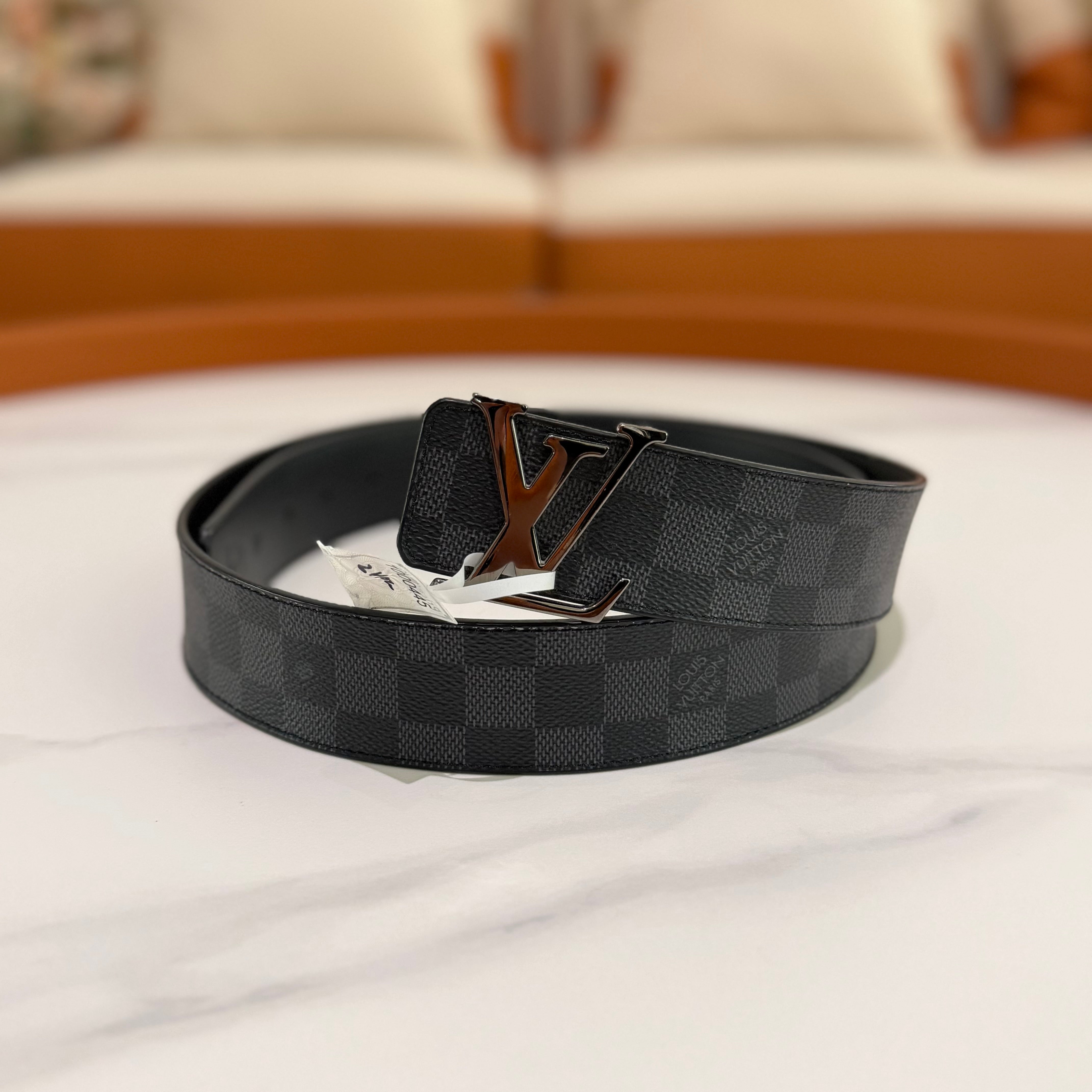 Louis Vuitton Damier Black Belt