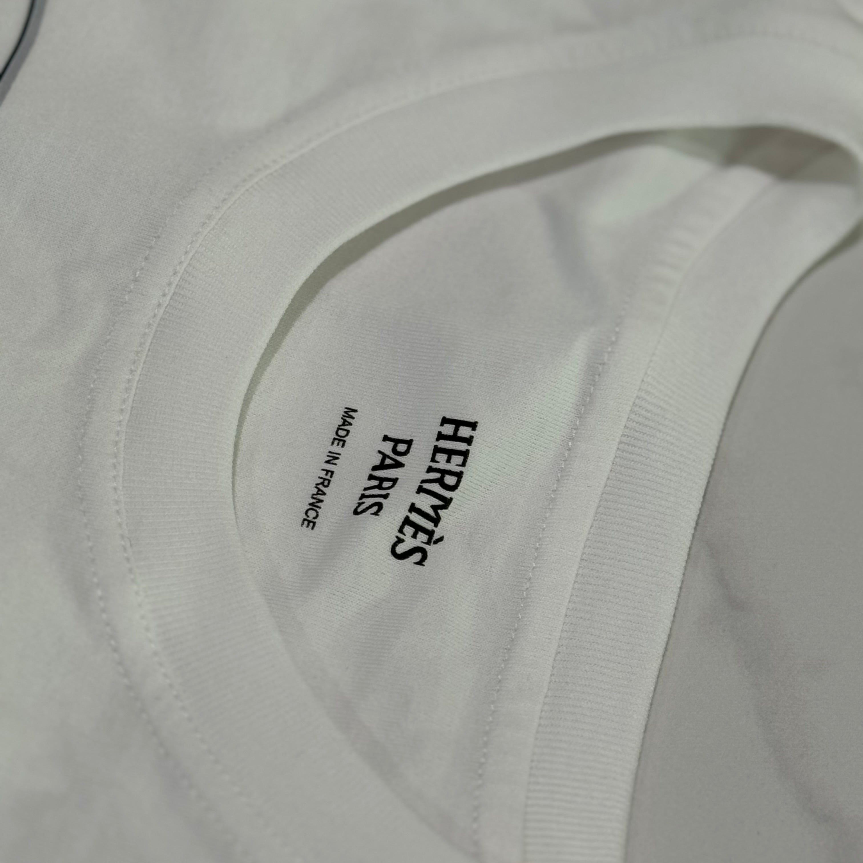 HERMÈS PRINTED T-SHIRT WOMEN’S SHORT SLEEVE WHITE