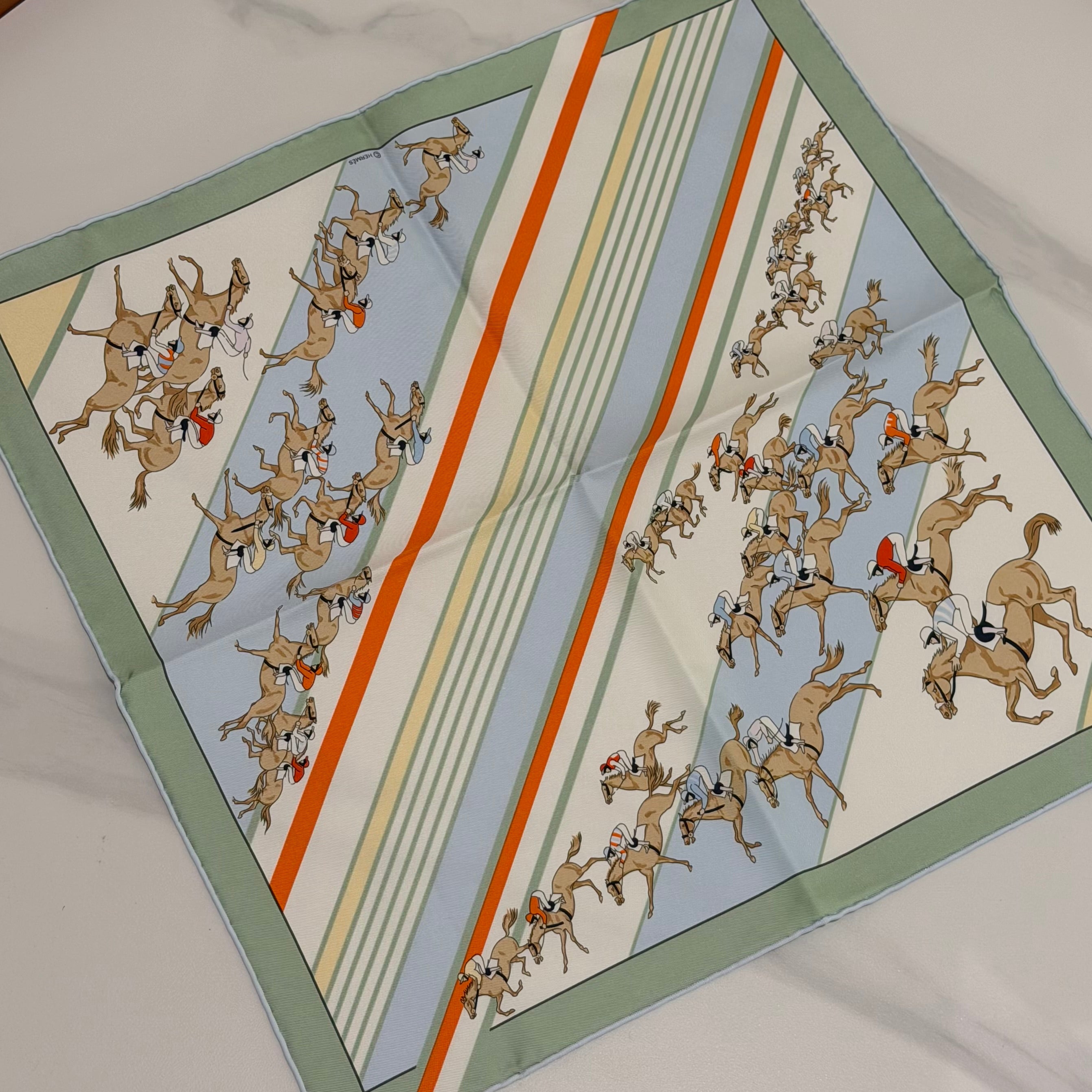 Hermes Cavalcade Silk Scarf