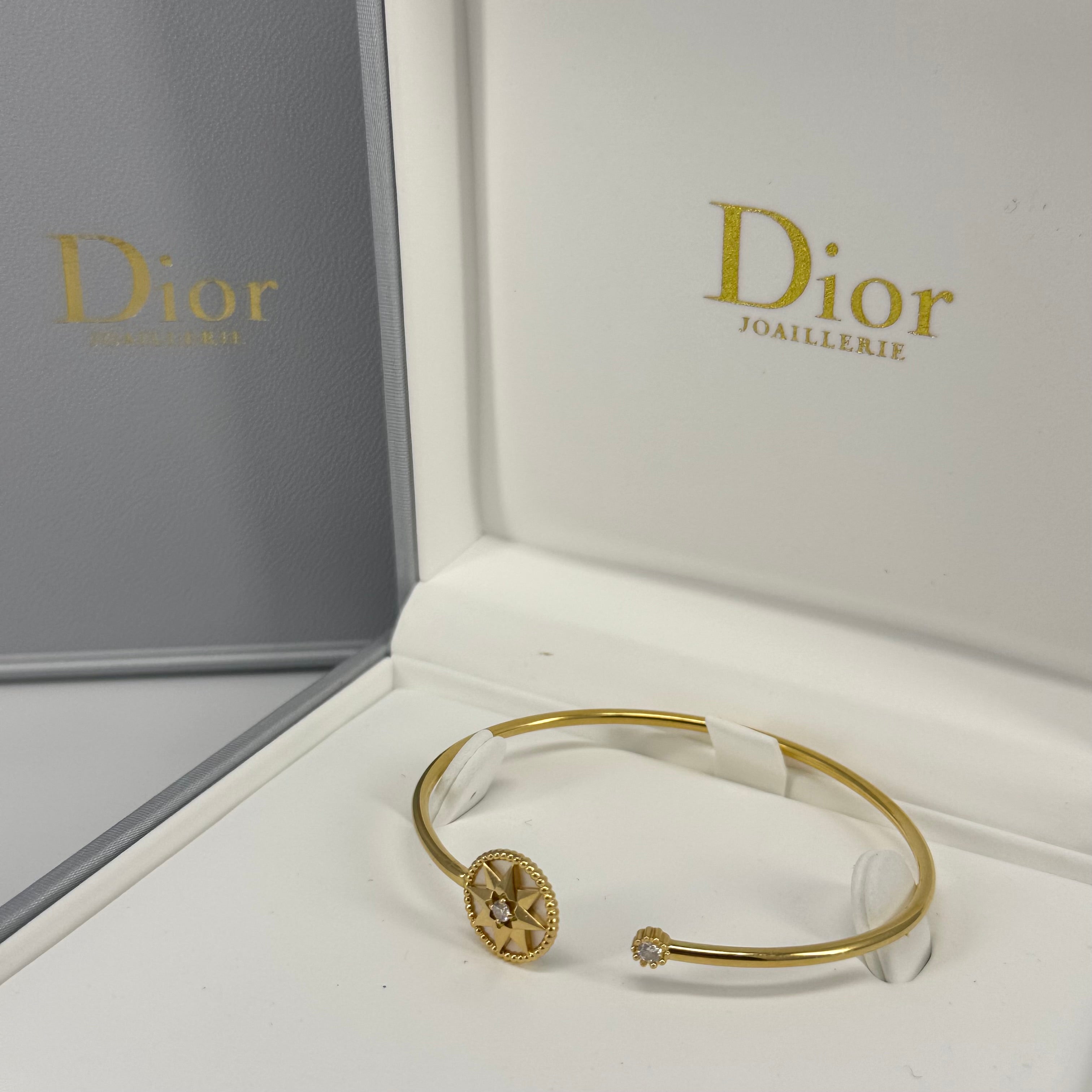 DIOR DES VENTS BRACELET, YELLOW GOLD, DIAMONDS AND MOTHER OF PEARL