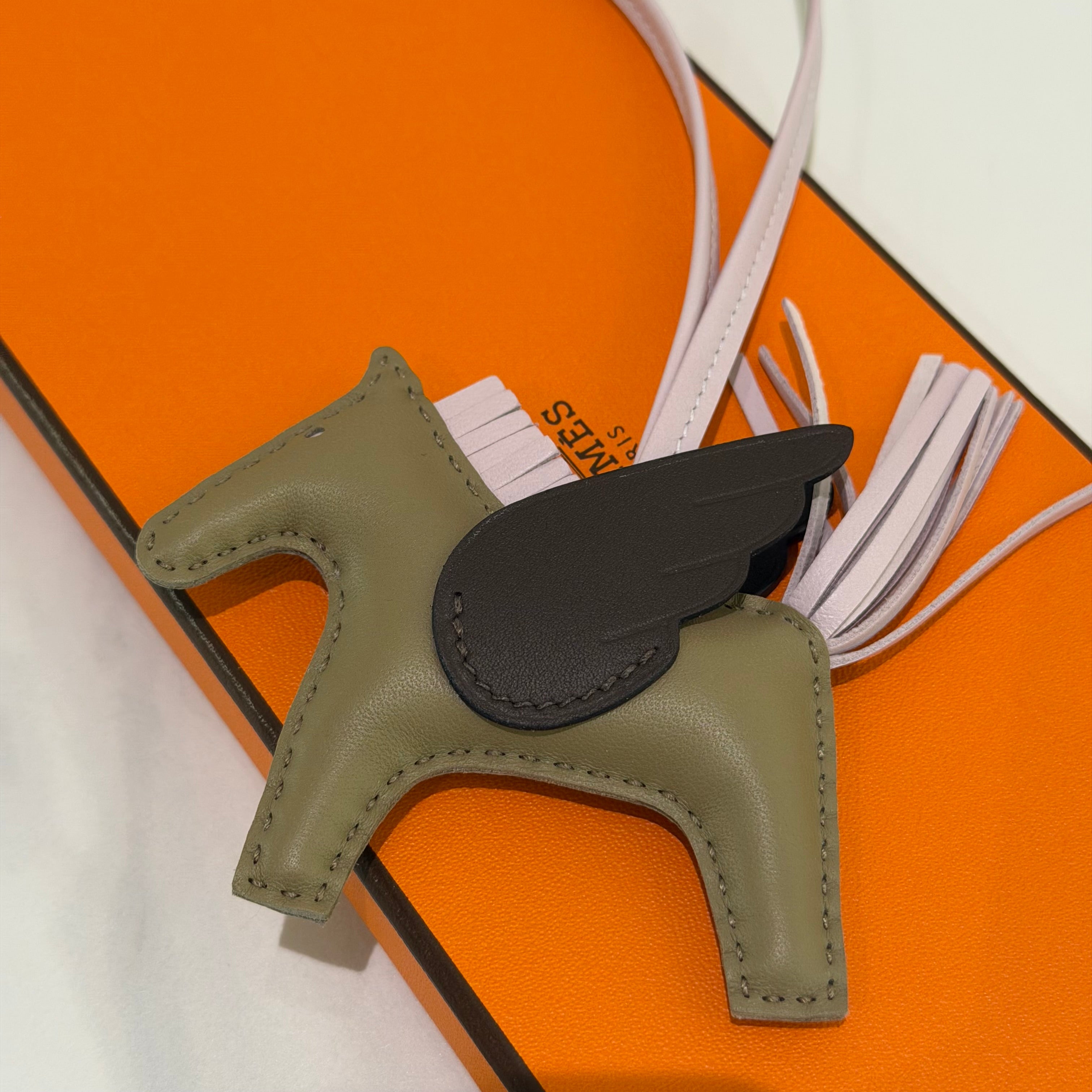 Hermes Rodeo Charm Beige Marfa & Mauve Pale & Moka
