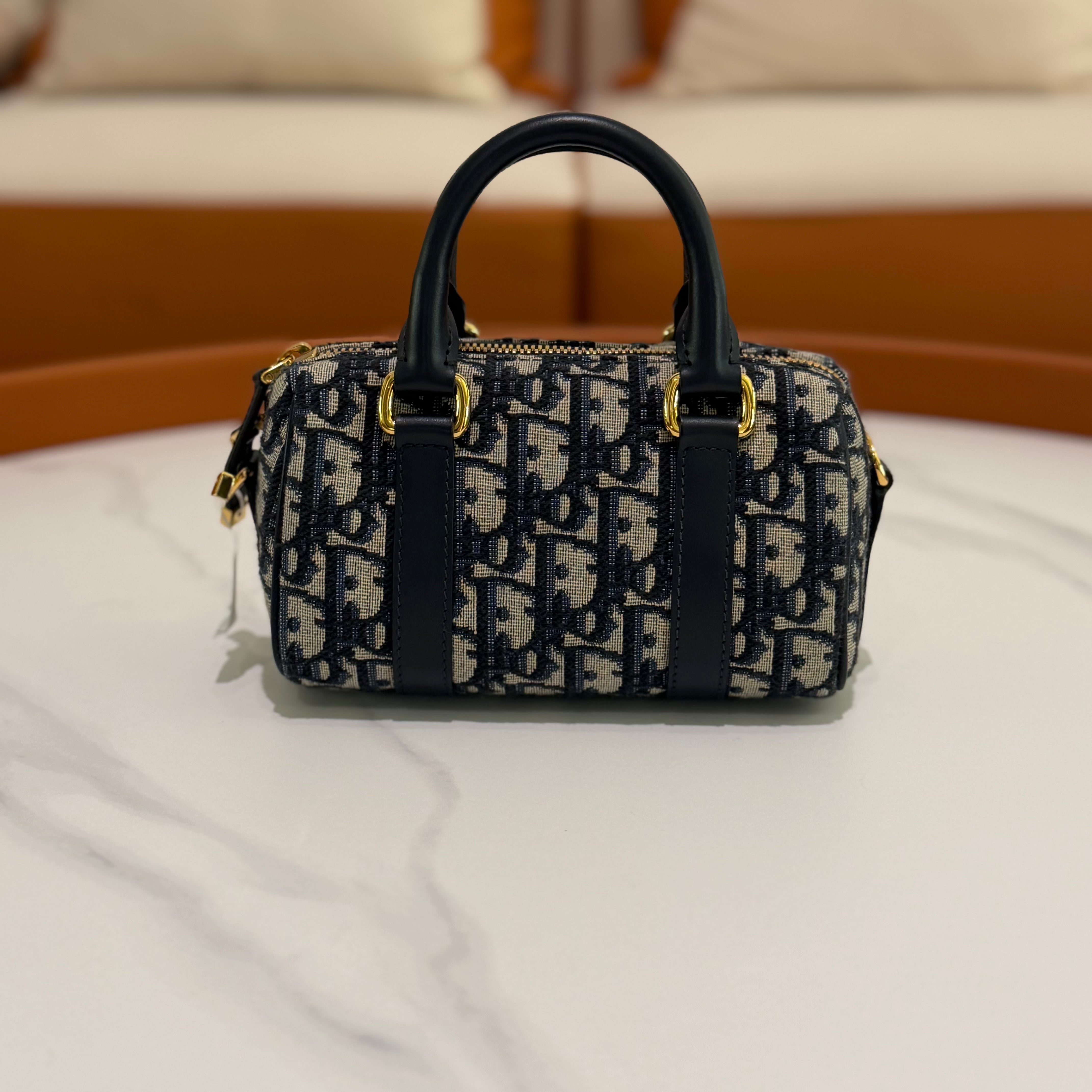 Dior Groove Nano Oblique Embroidered Pillow Bag