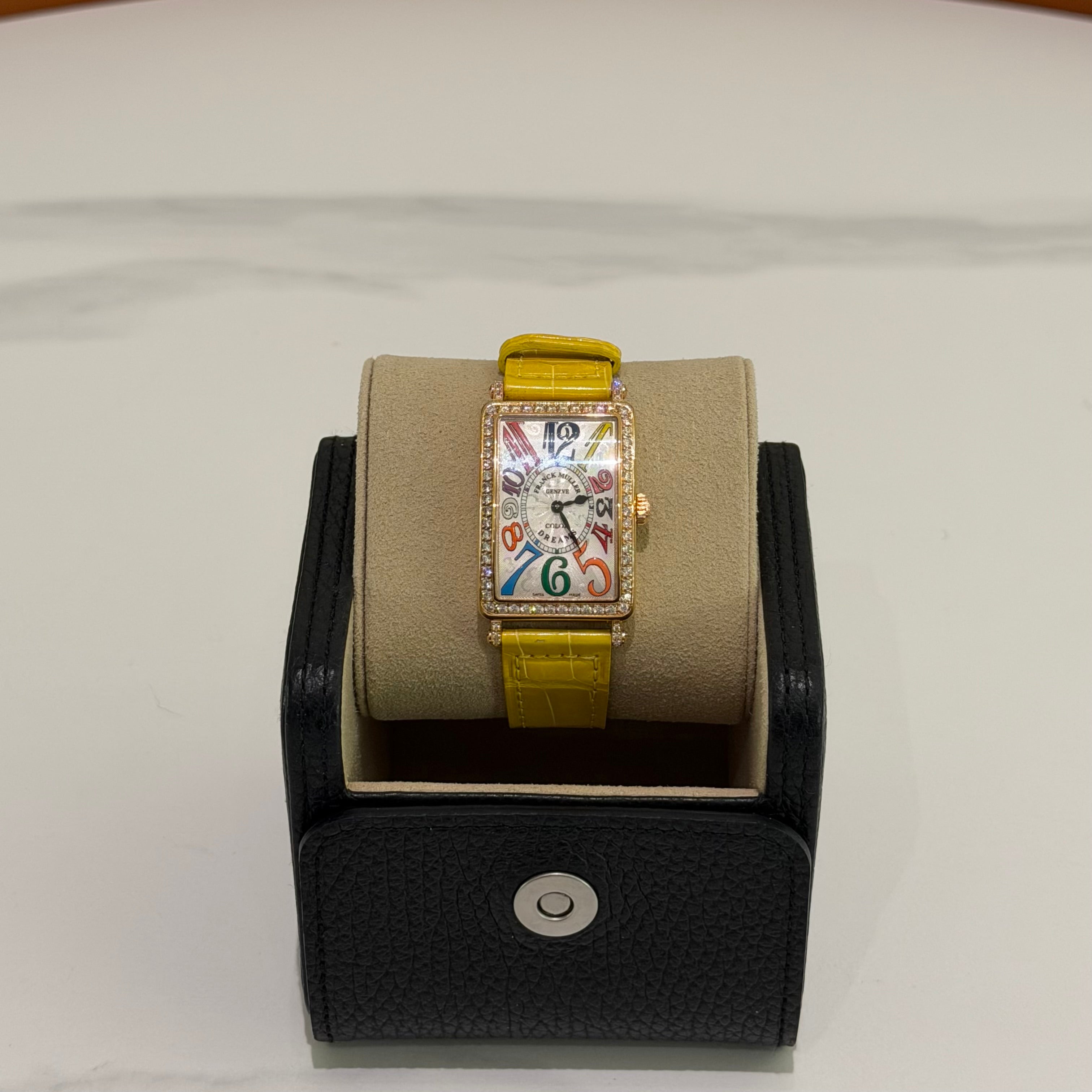 Franck Muller 952QZ 18K Gold Diamond Quartz Watch