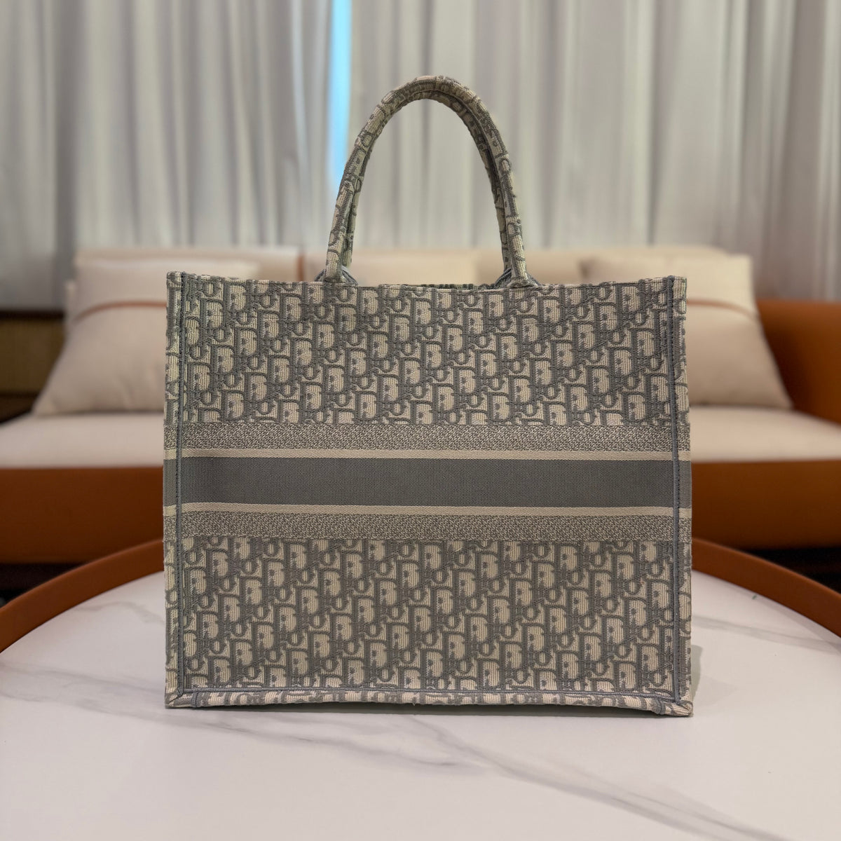 Dior Large Tote Grey | DIOR