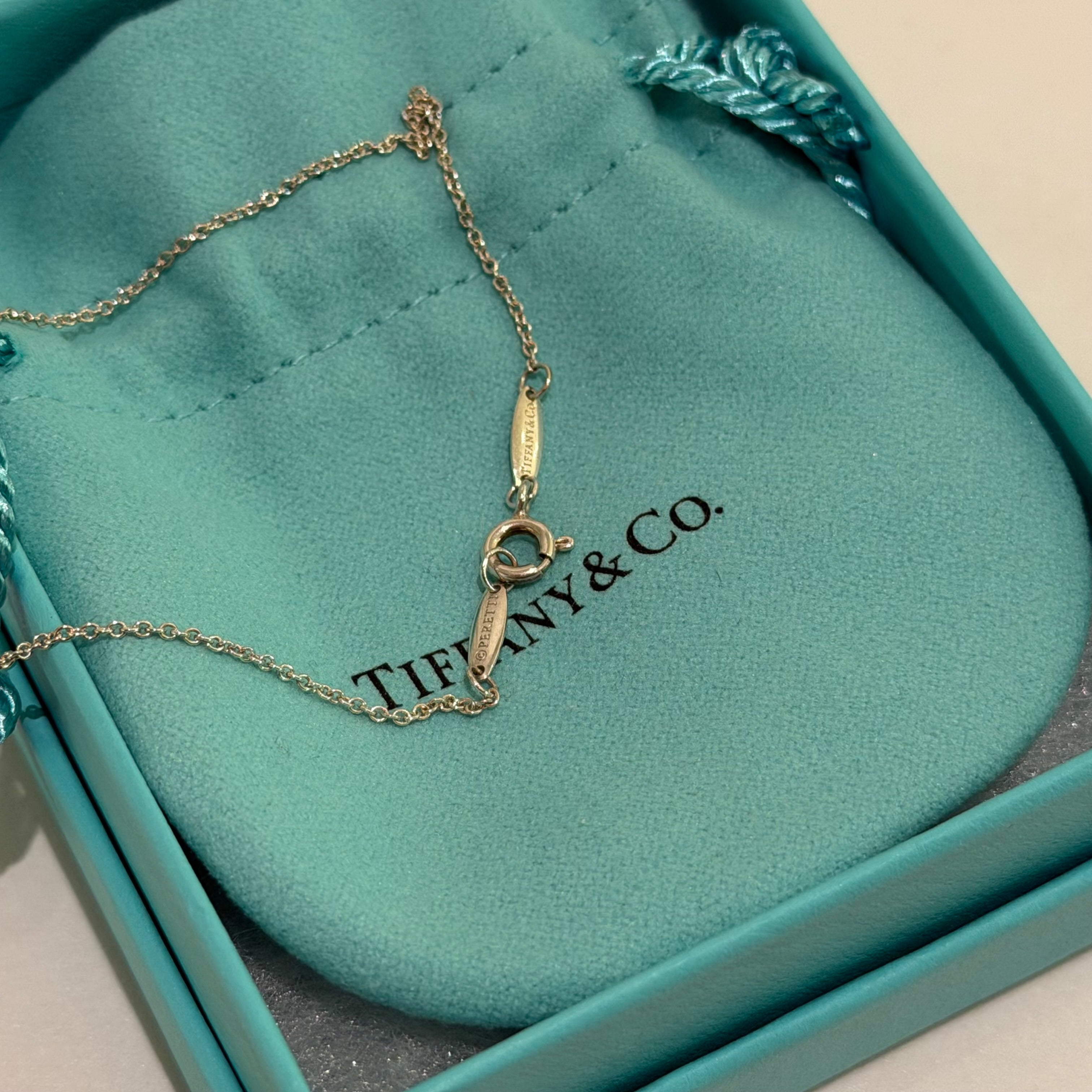 Tiffany & Co. Elsa Peretti Bean Design Pendant Sterling Silver