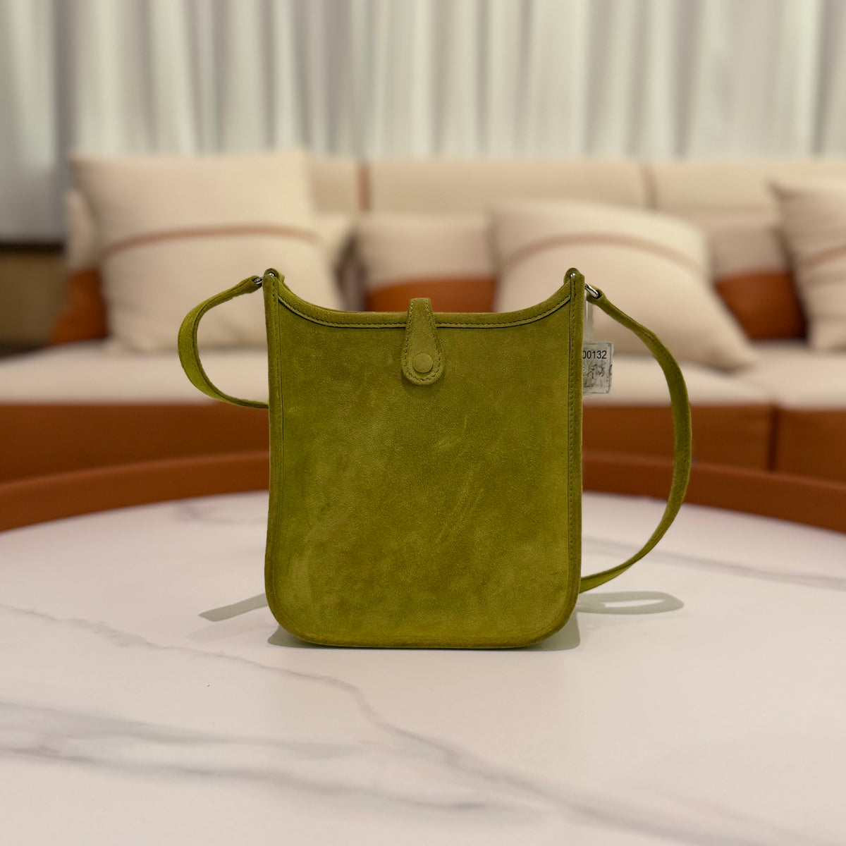 Hermes Mini Evelyne Suede (Stamp H)