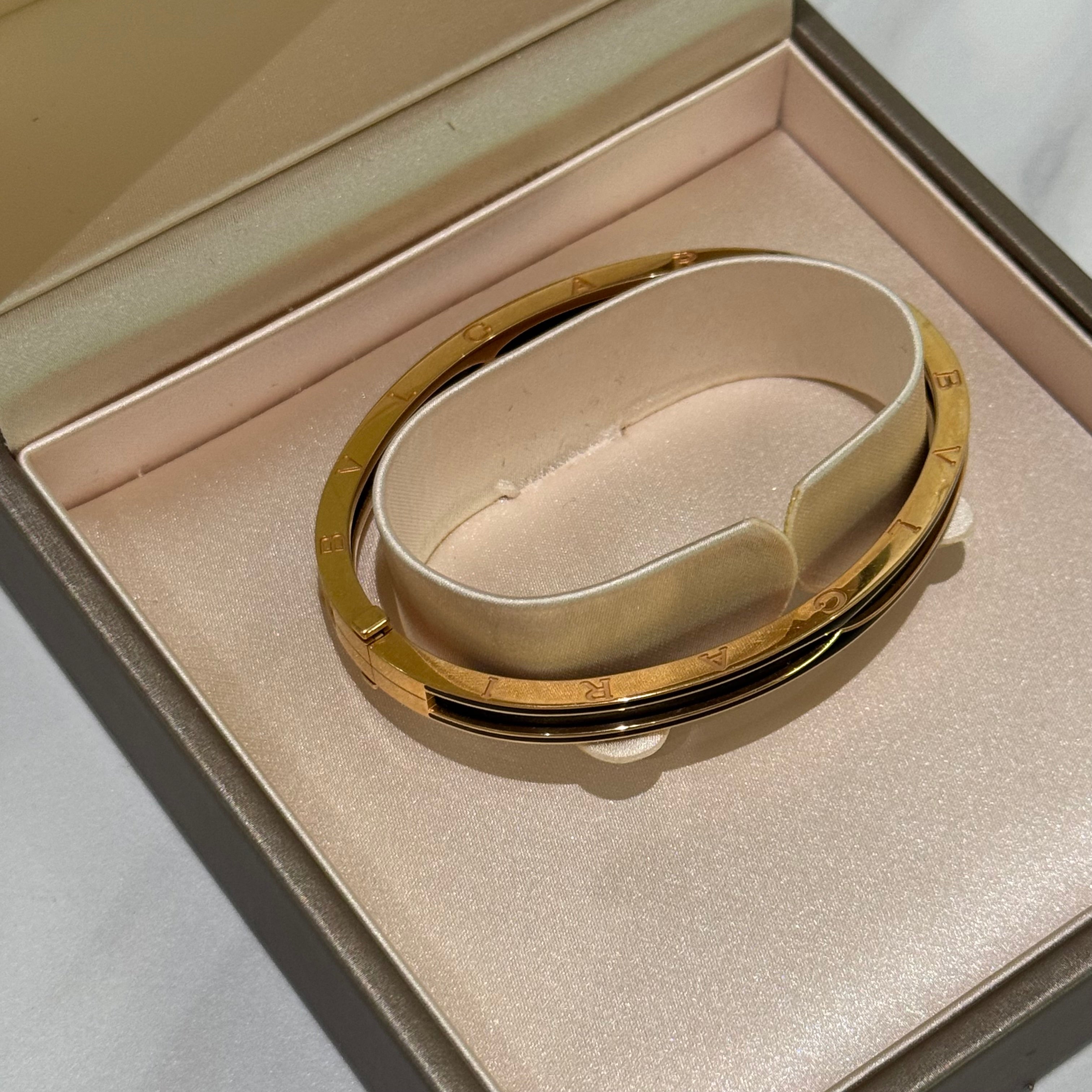 BVLGARI B.ZERO1 CLASSIC ROSE GOLD BRACELET