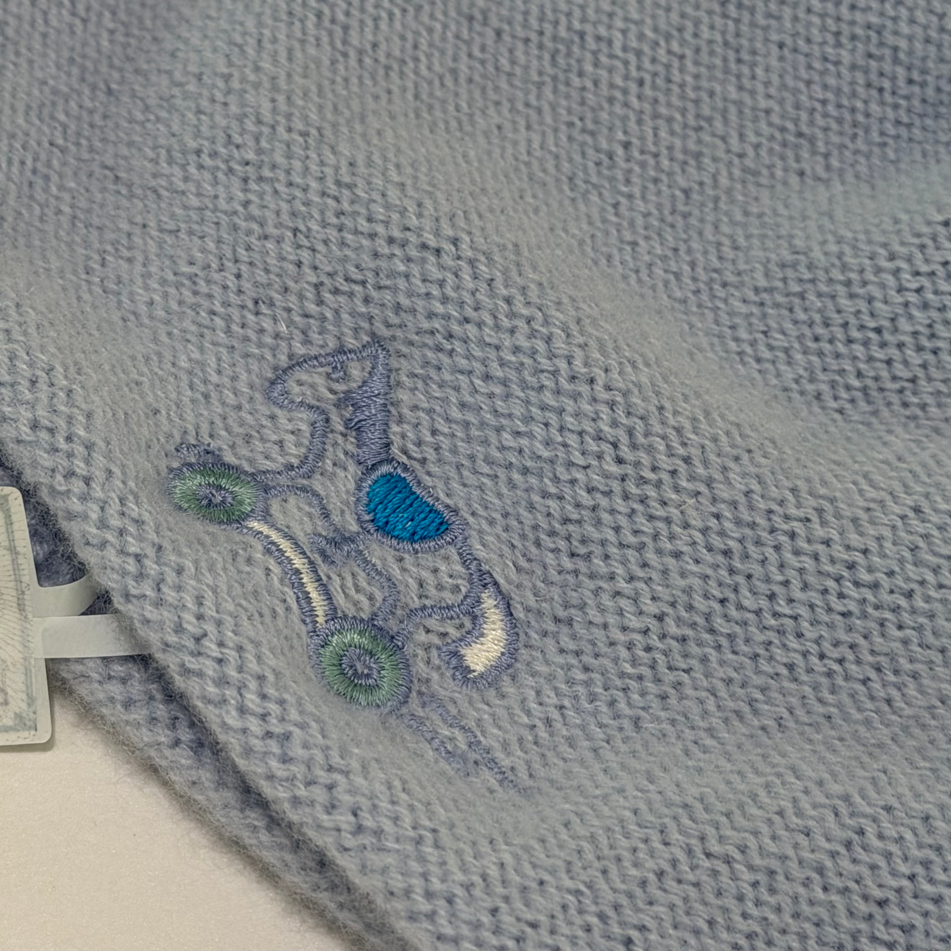 HERMÈS BABY CASHMERE HAT BLUE