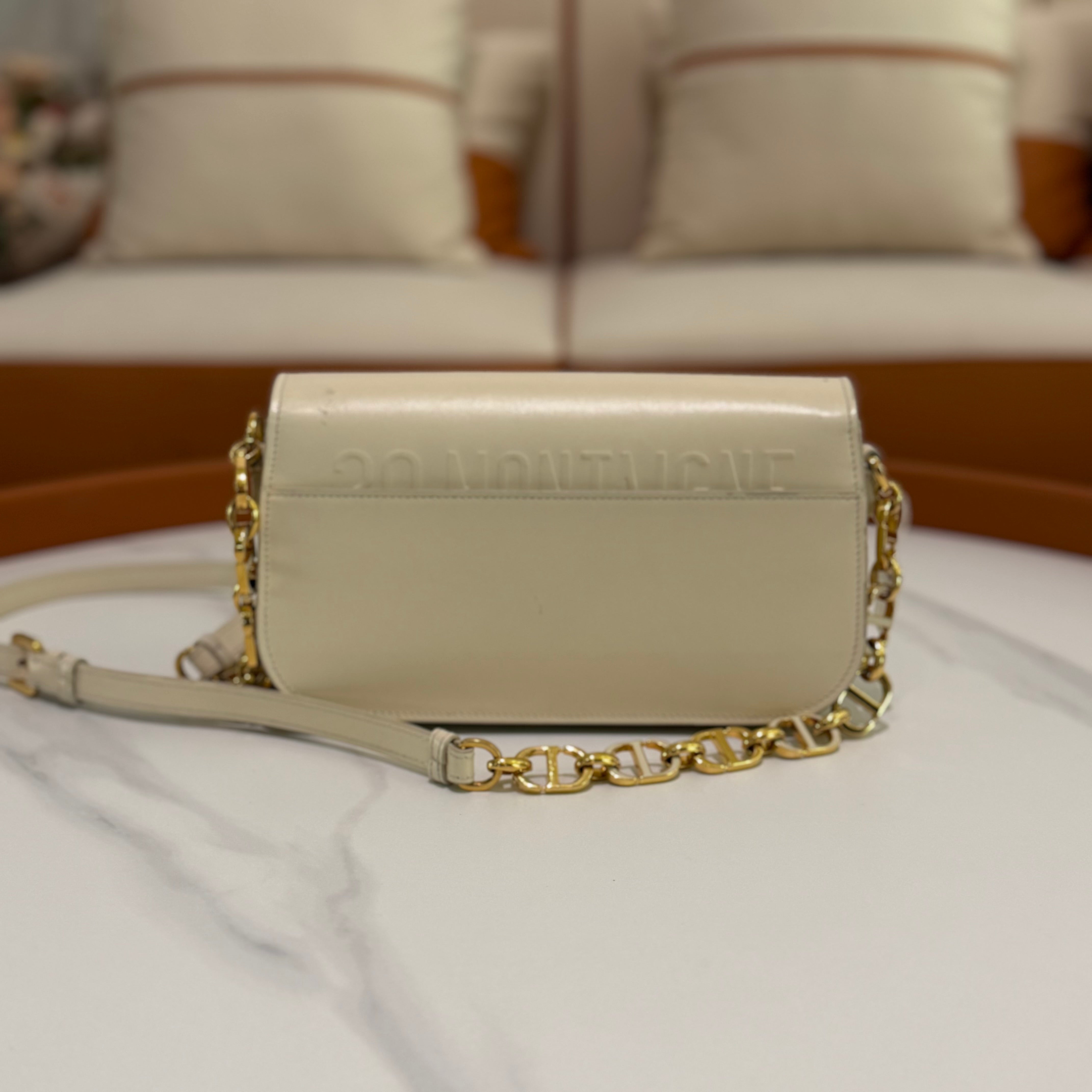 Dior Montaigne Flap Smooth Leather Shoulder Crossbody Bag