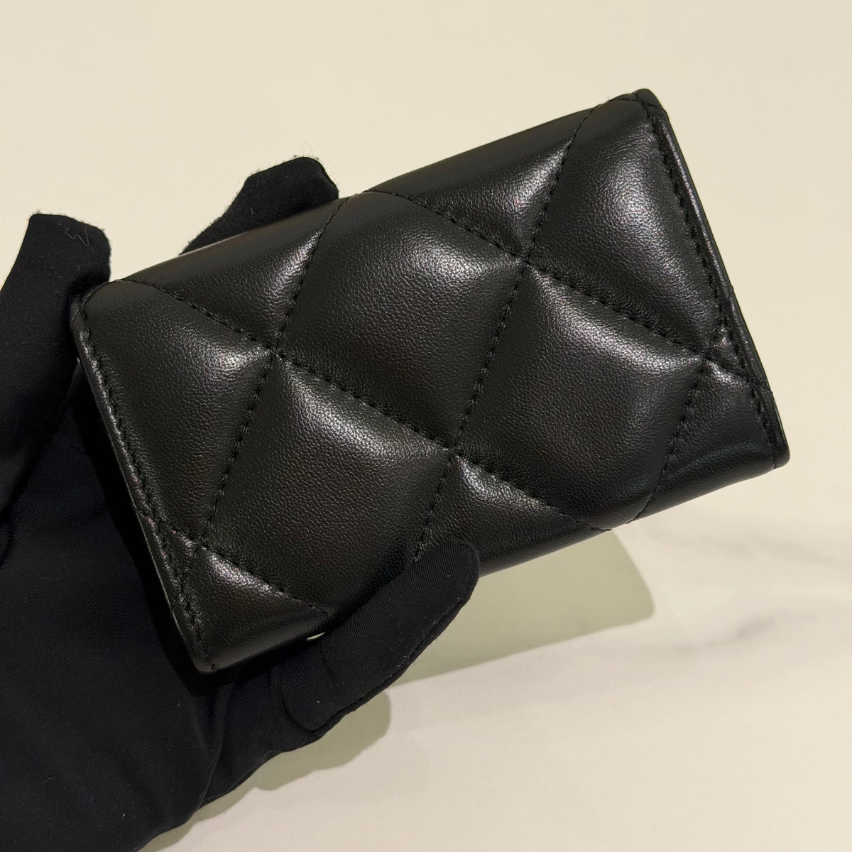 Chanel 19 Lambskin Quilted Zipped Coin Purse and Card Holder | CHANEL